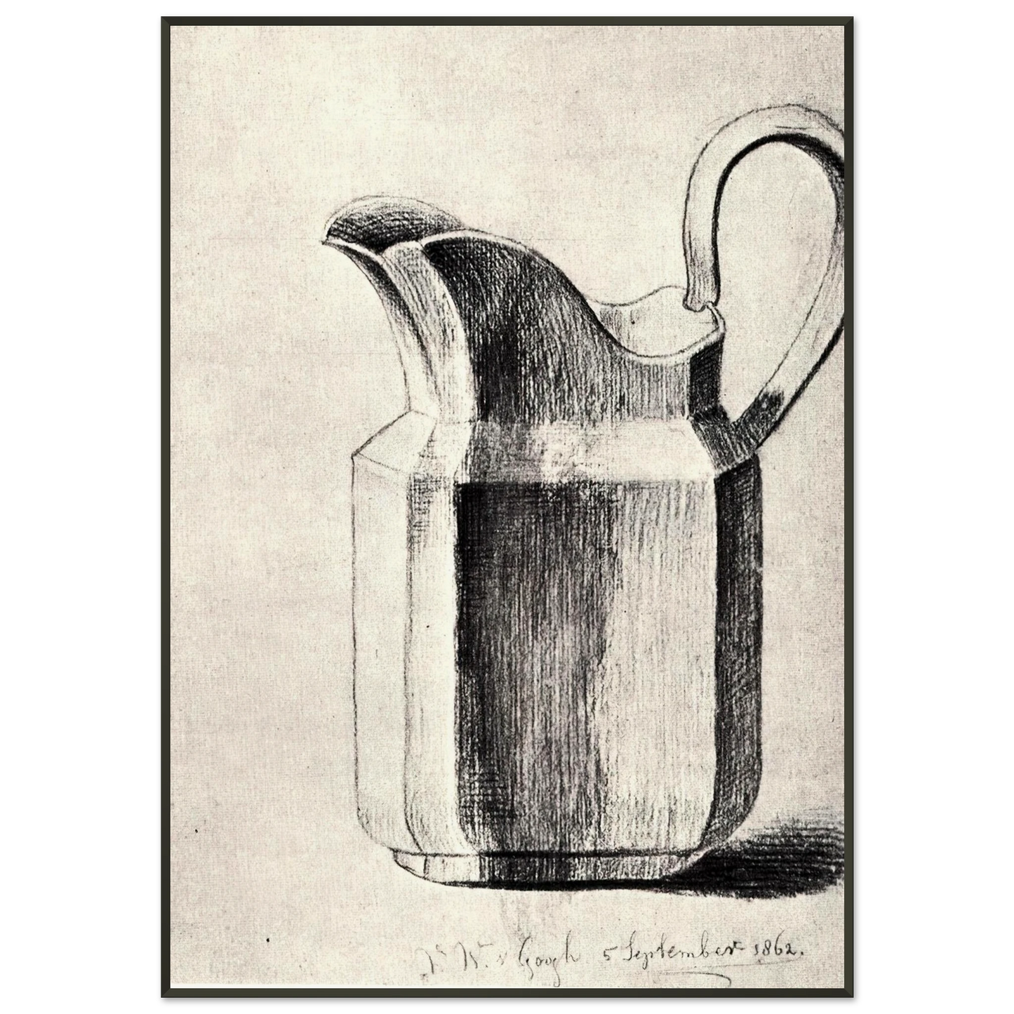 Vincent van Gogh  Milk Jug Framed Art Print  - Aluminum Frame - 21x29.7 cm / 8x12"