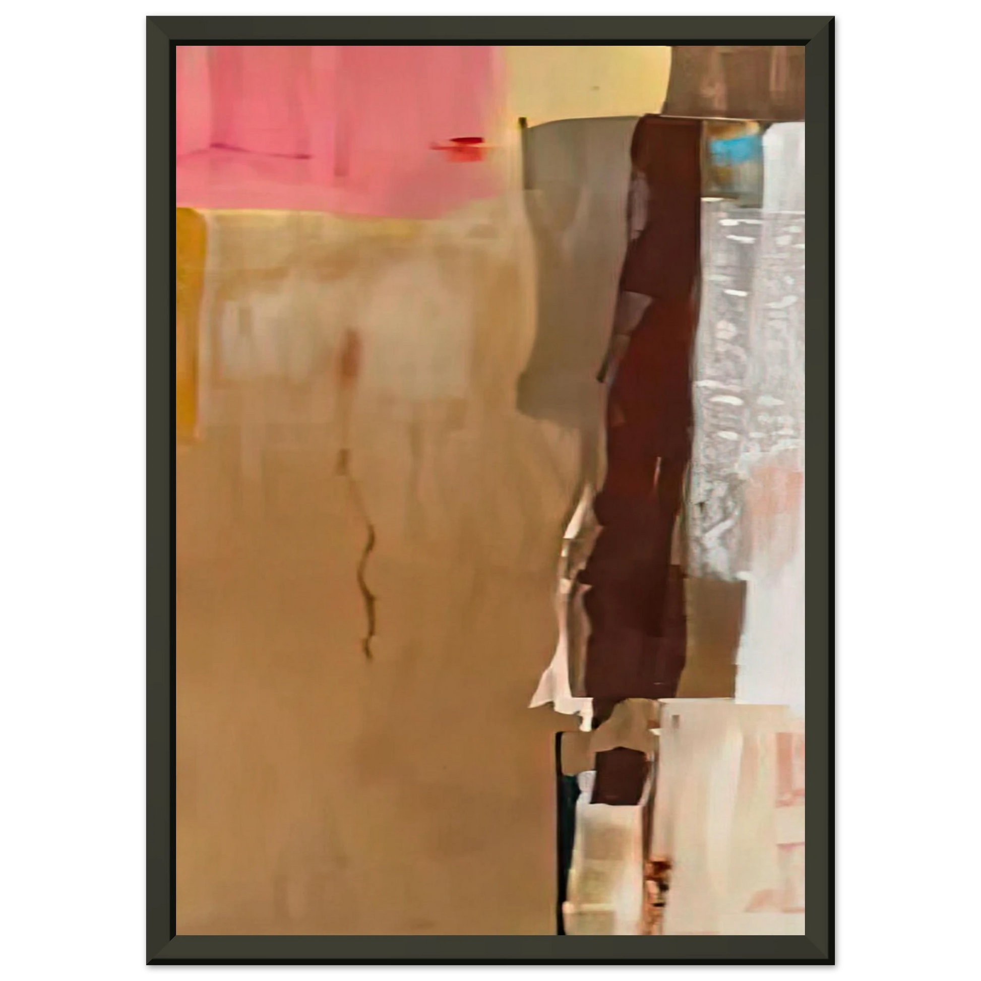 Helen Frankenthaler  Bistre I 1976 Framed Art Print  - Aluminum Frame - 40x50 cm / 16x20 inches