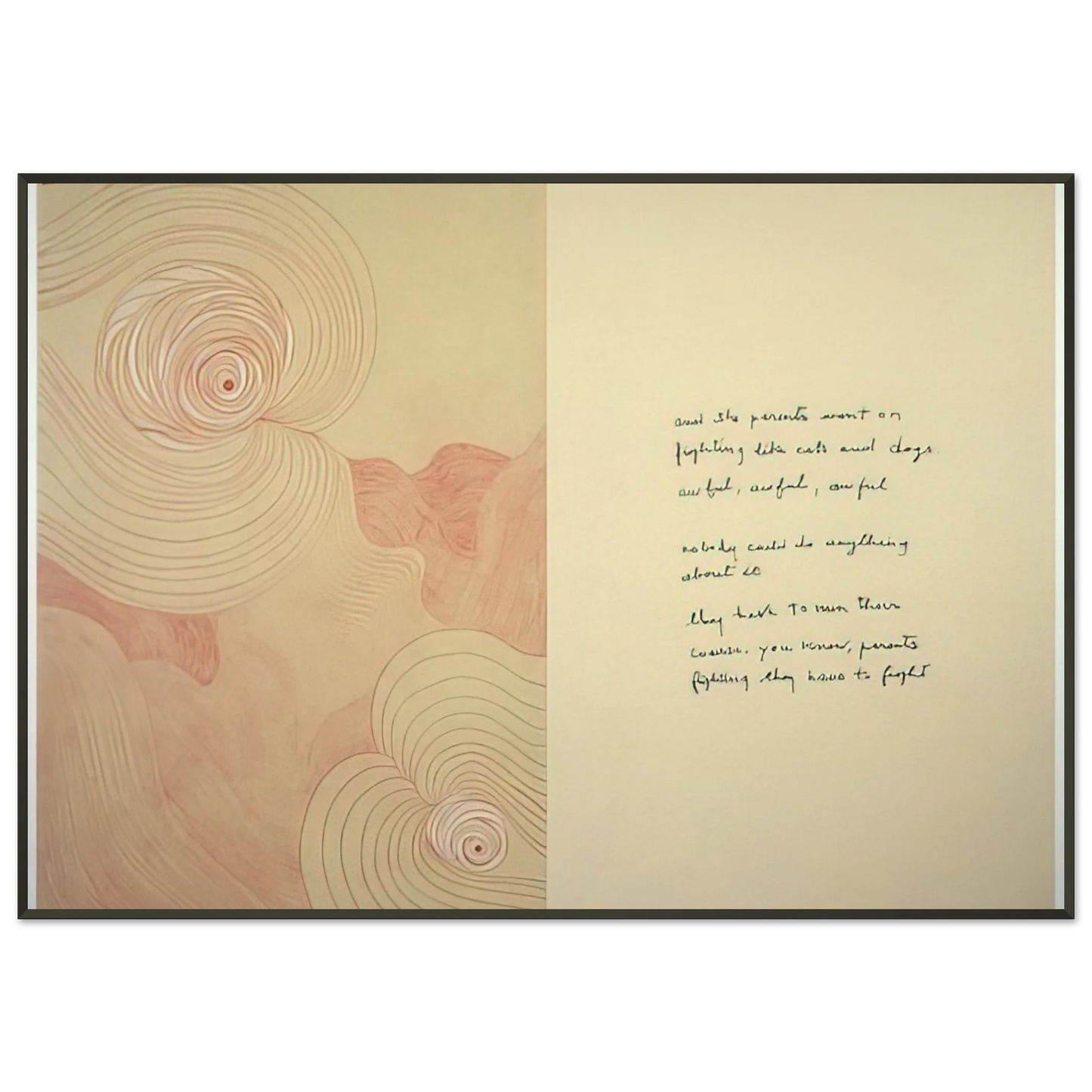Louise Bourgeois SUBLIMATION 2002 0 Framed Art Print - Aluminum Frame - 21x29.7 cm / 8x12"