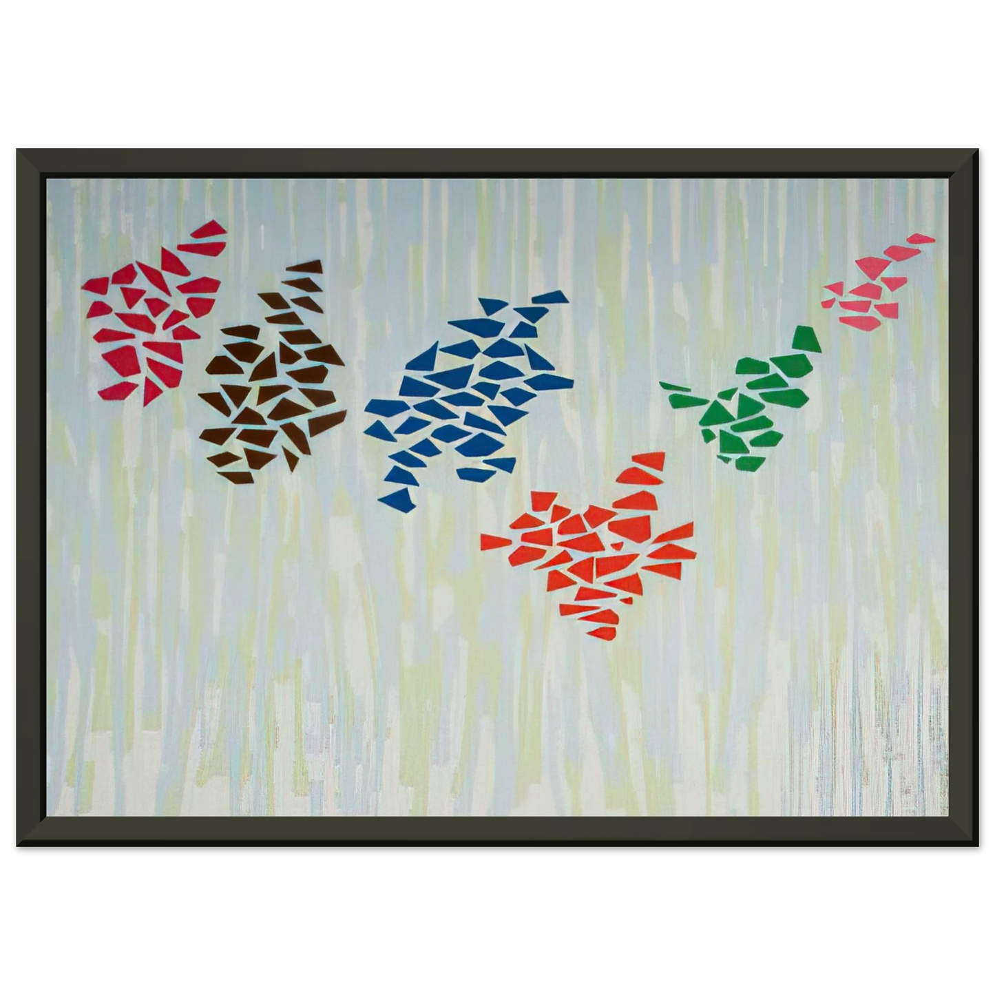 Robert Goodnough Untitled 1976 Framed Art Print - Aluminum Frame - 40x50 cm / 16x20 inches