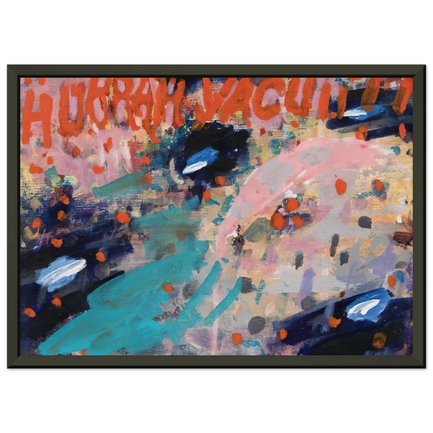Paul Thek Hurrah Vacuii 1988 Framed Art Print - Aluminum Frame - 40x50 cm / 16x20 inches