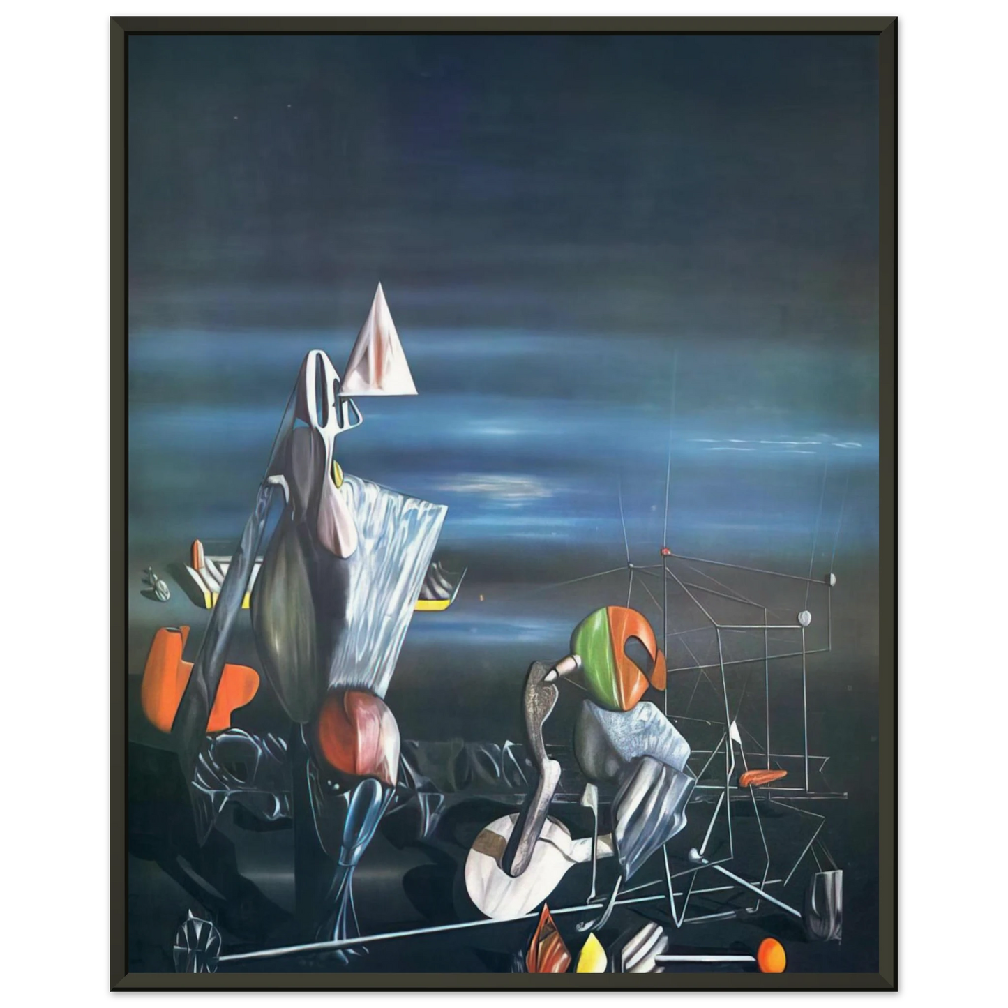 Yves Tanguy Slowly Toward The North Framed Art Print - Aluminum Frame - 40x50 cm / 16x20 inches