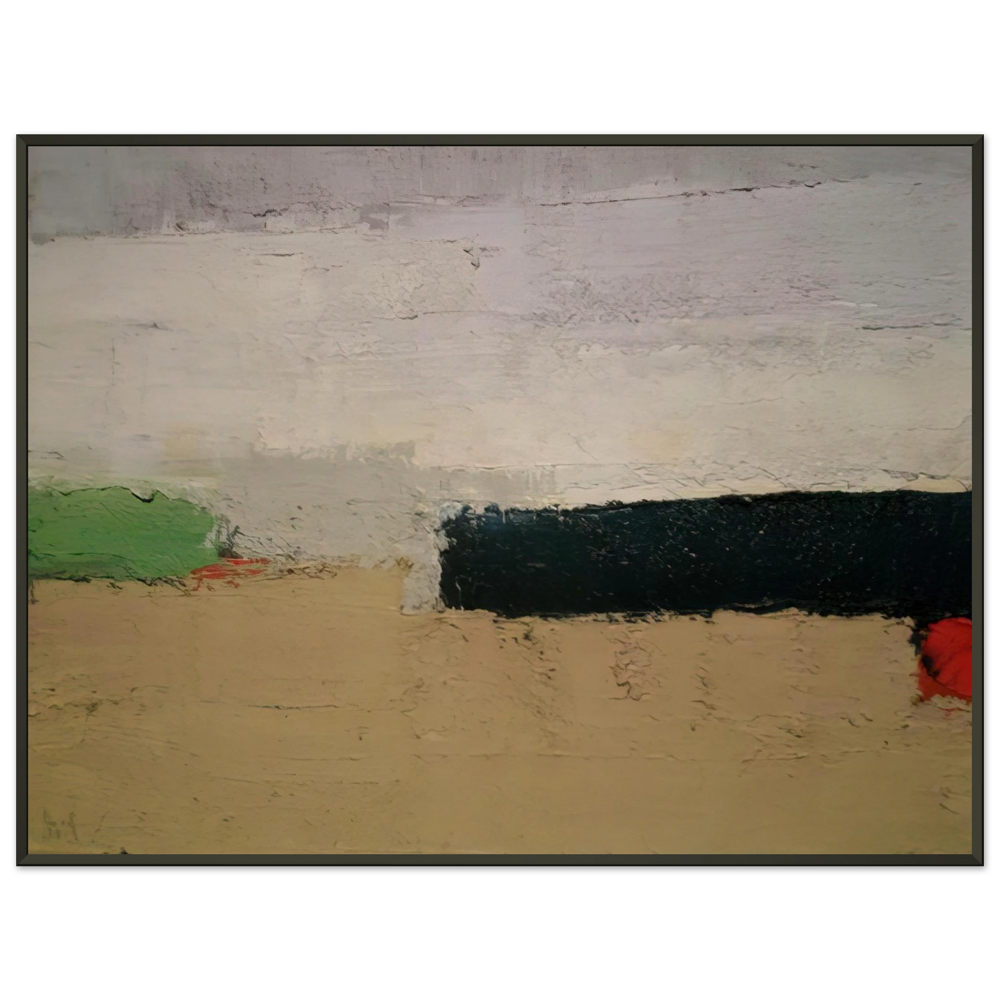 Nicolas de Stael Paysage 1952 Framed Art Print - Aluminum Frame - 40x50 cm / 16x20 inches