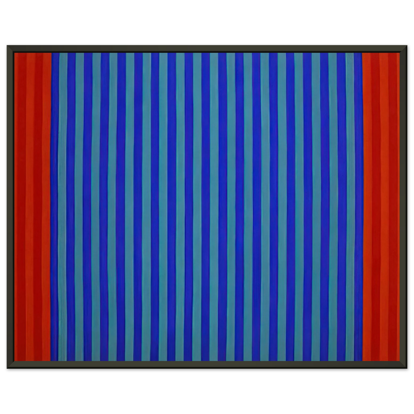 Gene Davis Untitled 1962 Framed Art Print - Aluminum Frame - 70x100 cm / 28x40 inches