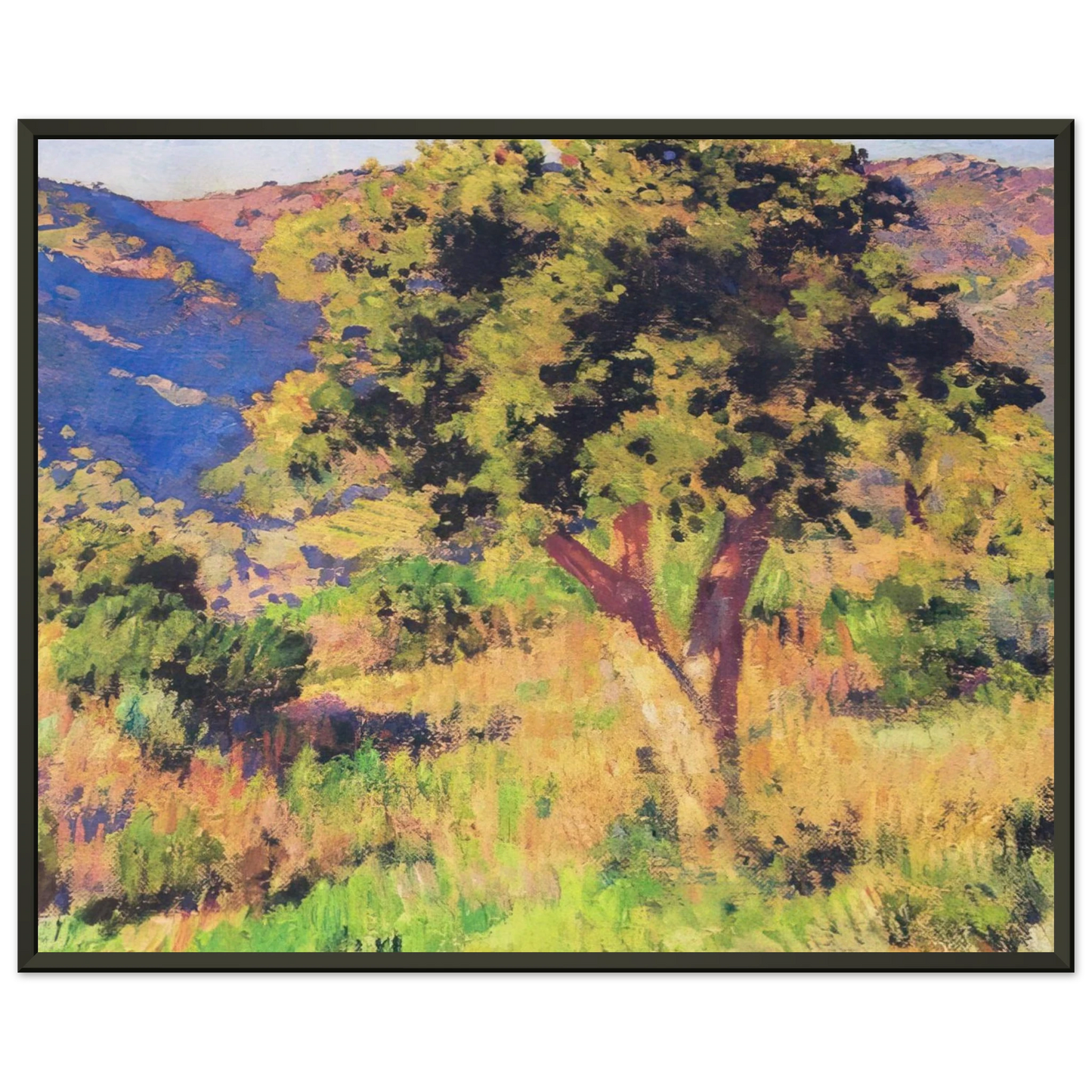 Theo van Rysselberghe FUNDS OF ST CLAIR 1921 Framed Art Print - Aluminum Frame - 70x100 cm / 28x40 inches