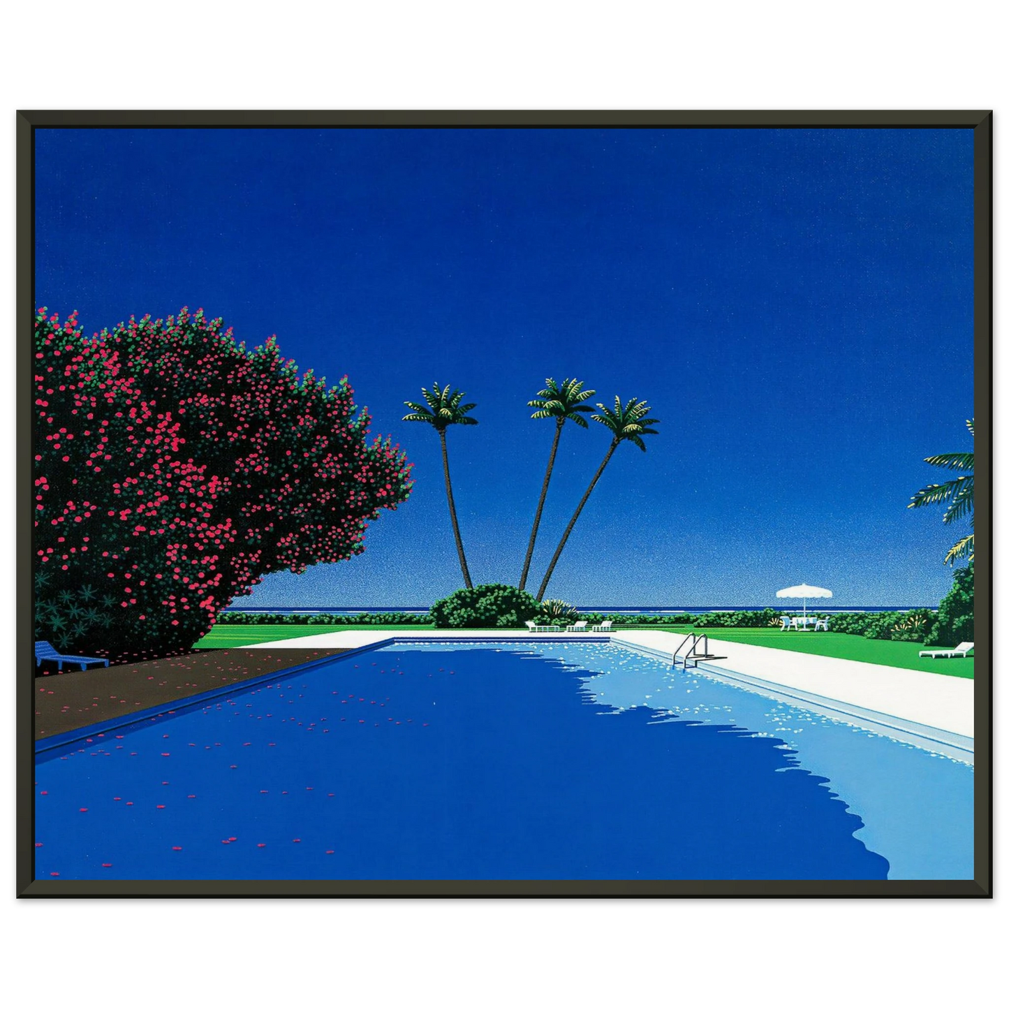 Hiroshi Nagai Time Goes By Framed Art Print - Aluminum Frame - 70x100 cm / 28x40 inches