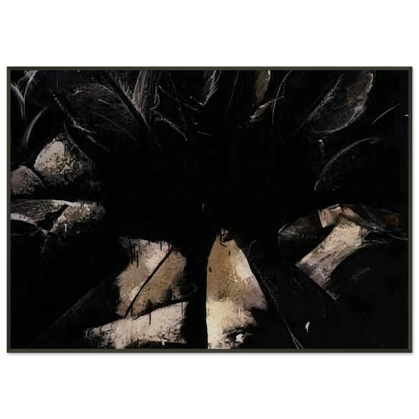 Jay DeFeo Jay DeFeoBIGCabbage Rose Framed Art Print - Aluminum Frame - 21x29.7 cm / 8x12"