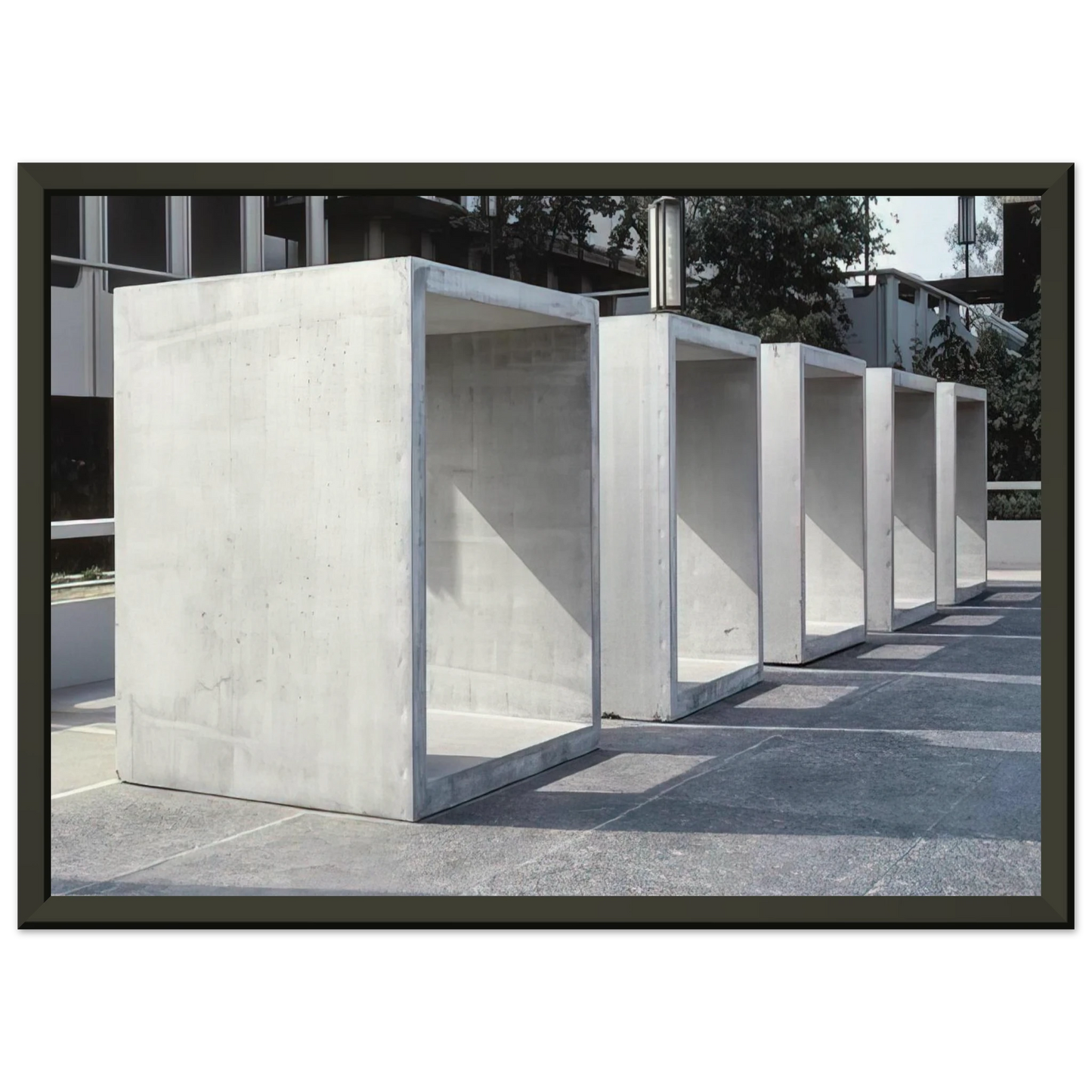 Donald Judd Untitled for Leo Castelli 1977 Framed Art Print - Aluminum Frame - 40x50 cm / 16x20 inches