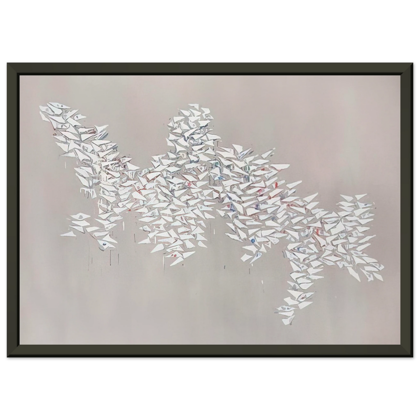 Robert Goodnough Motion II 1981 Framed Art Print - Aluminum Frame - 70x100 cm / 28x40 inches