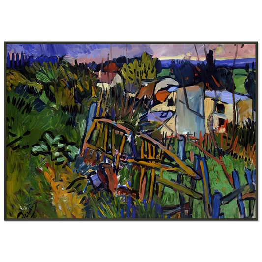Andre Derain  LANDSCAPE 1906 Framed Art Print  - Aluminum Frame - 21x29.7 cm / 8x12"