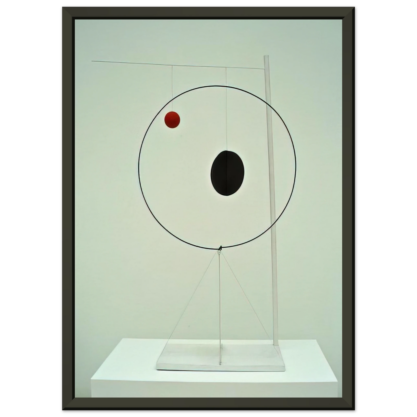 Alexander Calder OBJECT WITH RED BALL 1931 Framed Art Print - Aluminum Frame - 60x80 cm / 24x32 inches