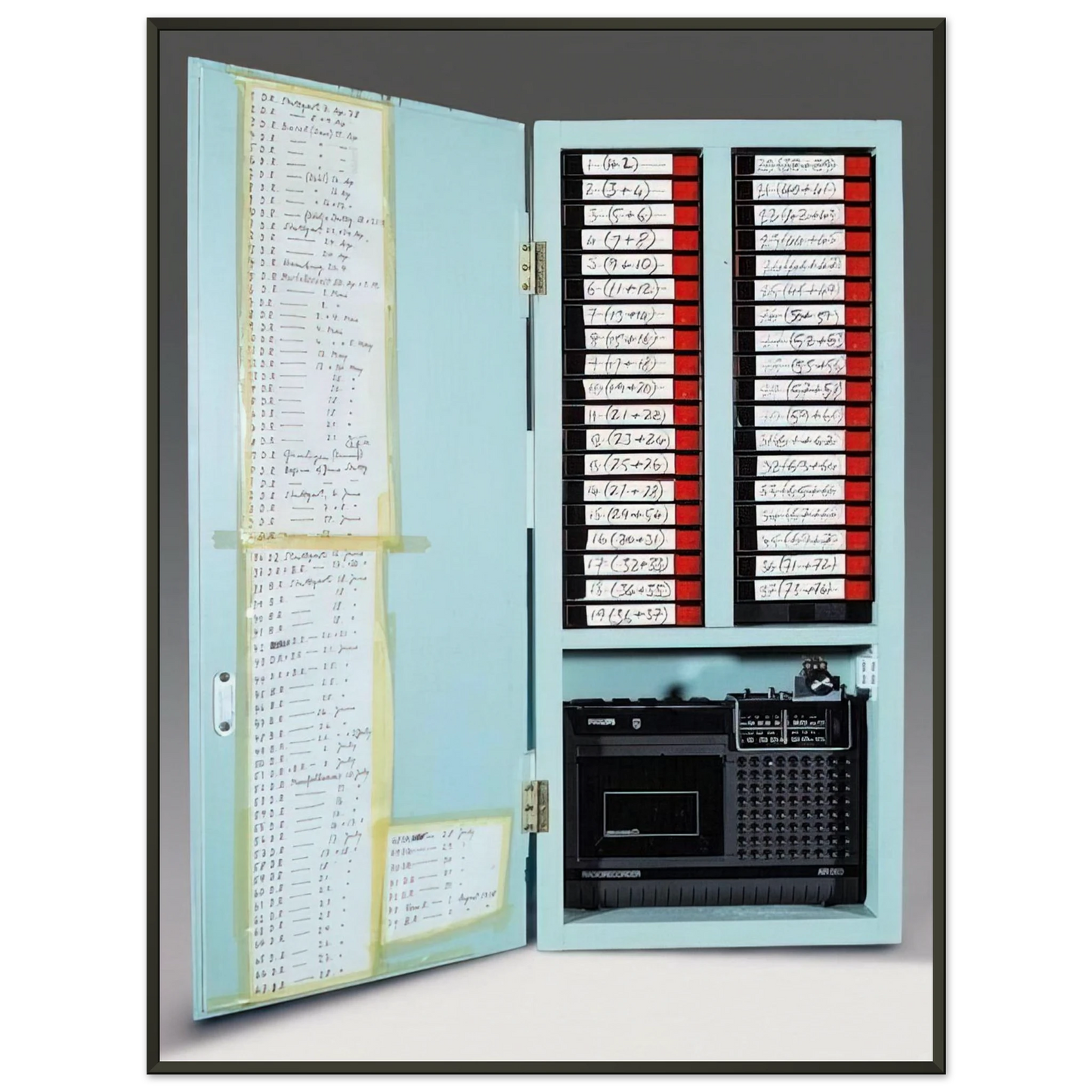 Dieter Roth Lorelei The Long Distance Sonata 1978 Framed Art Print - Aluminum Frame - 70x100 cm / 28x40 inches