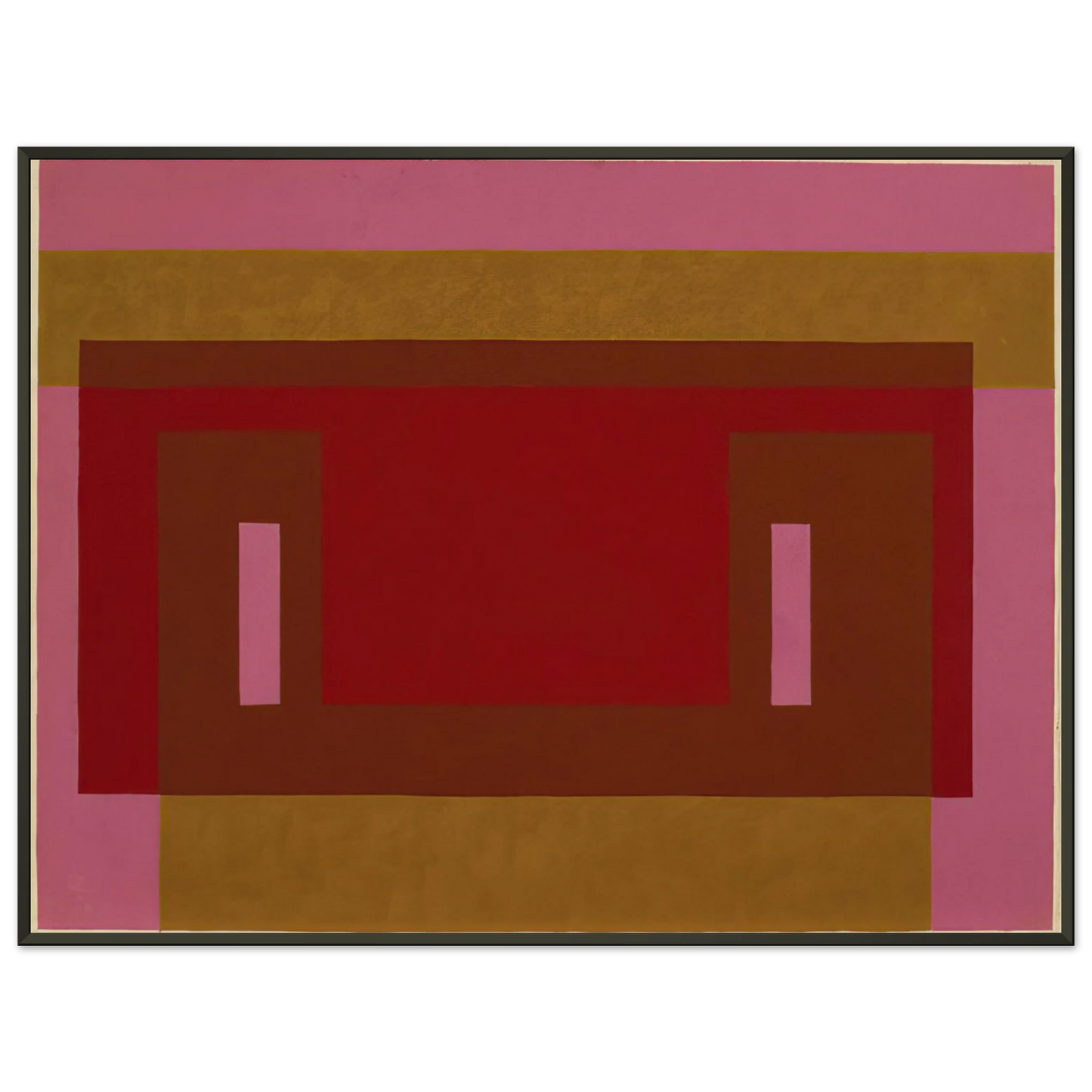 Josef Albers VARIANT ADOBE 1948 1 Framed Art Print - Aluminum Frame - 60x80 cm / 24x32 inches