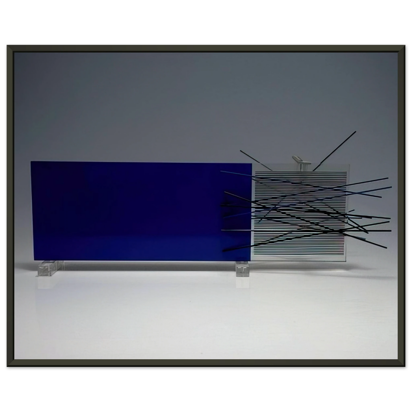 Jesus Rafael Soto KINETIC OBJECT Framed Art Print - Aluminum Frame - 60x80 cm / 24x32 inches