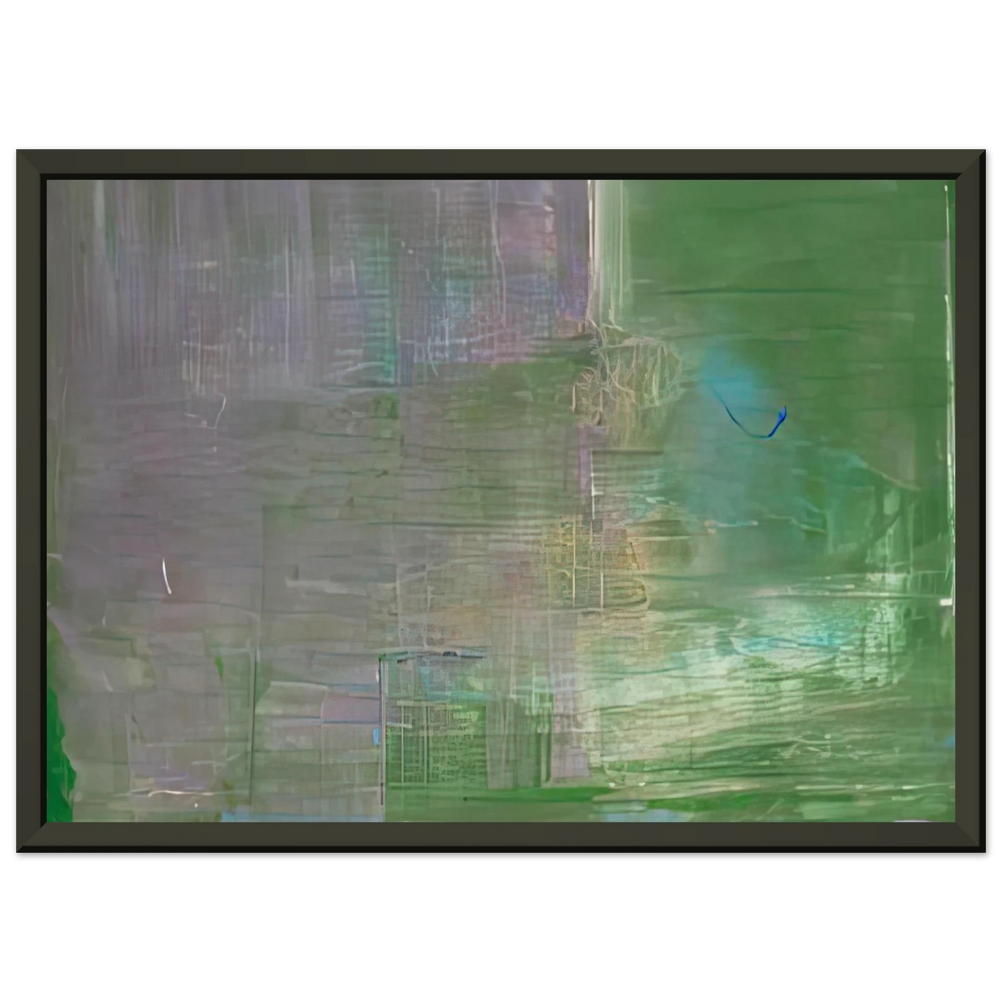 Helen Frankenthaler  Claudes Message 1976 Framed Art Print  - Aluminum Frame - 70x100 cm / 28x40 inches