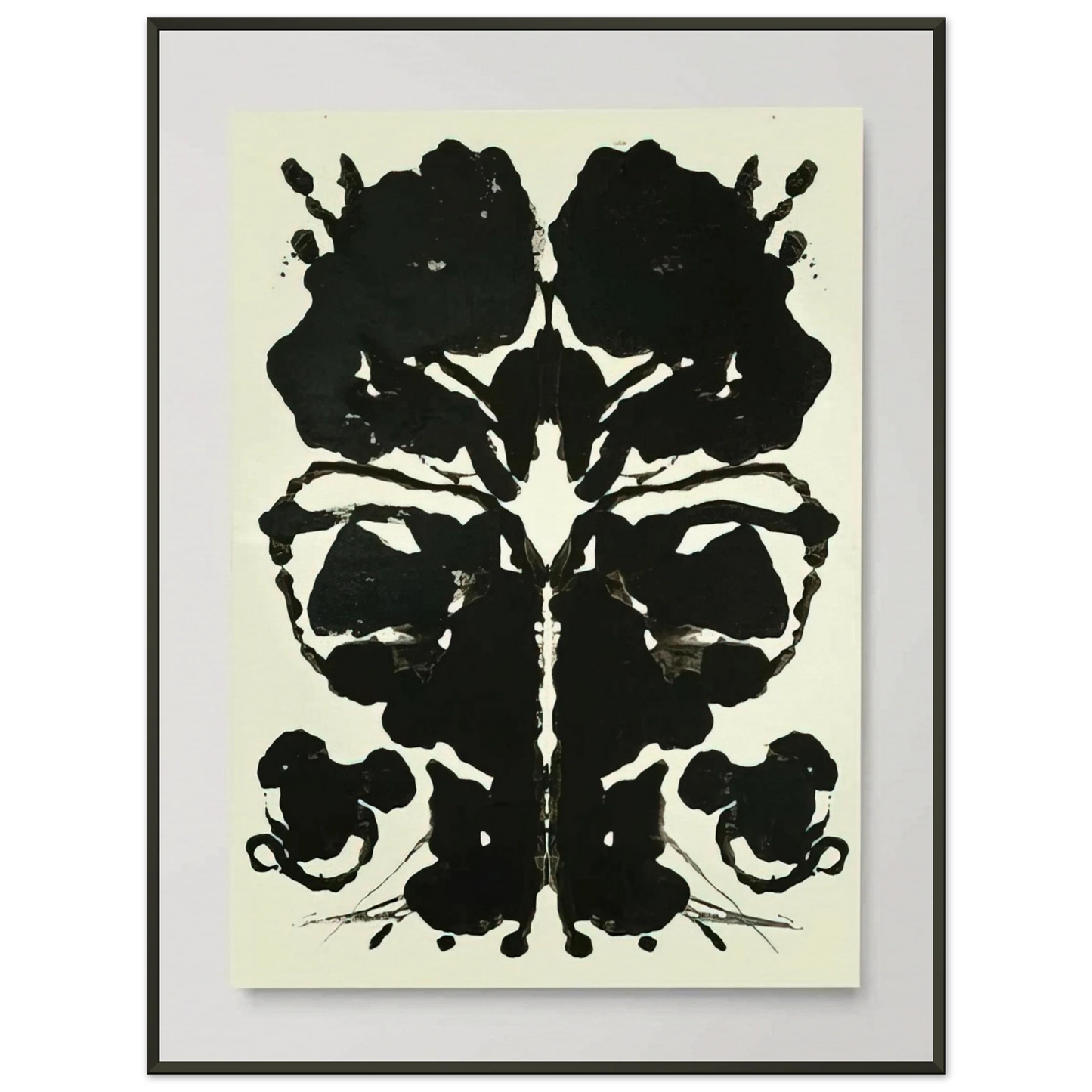 Andy Warhol Rorschach Framed Art Print - Aluminum Frame - 40x50 cm / 16x20 inches