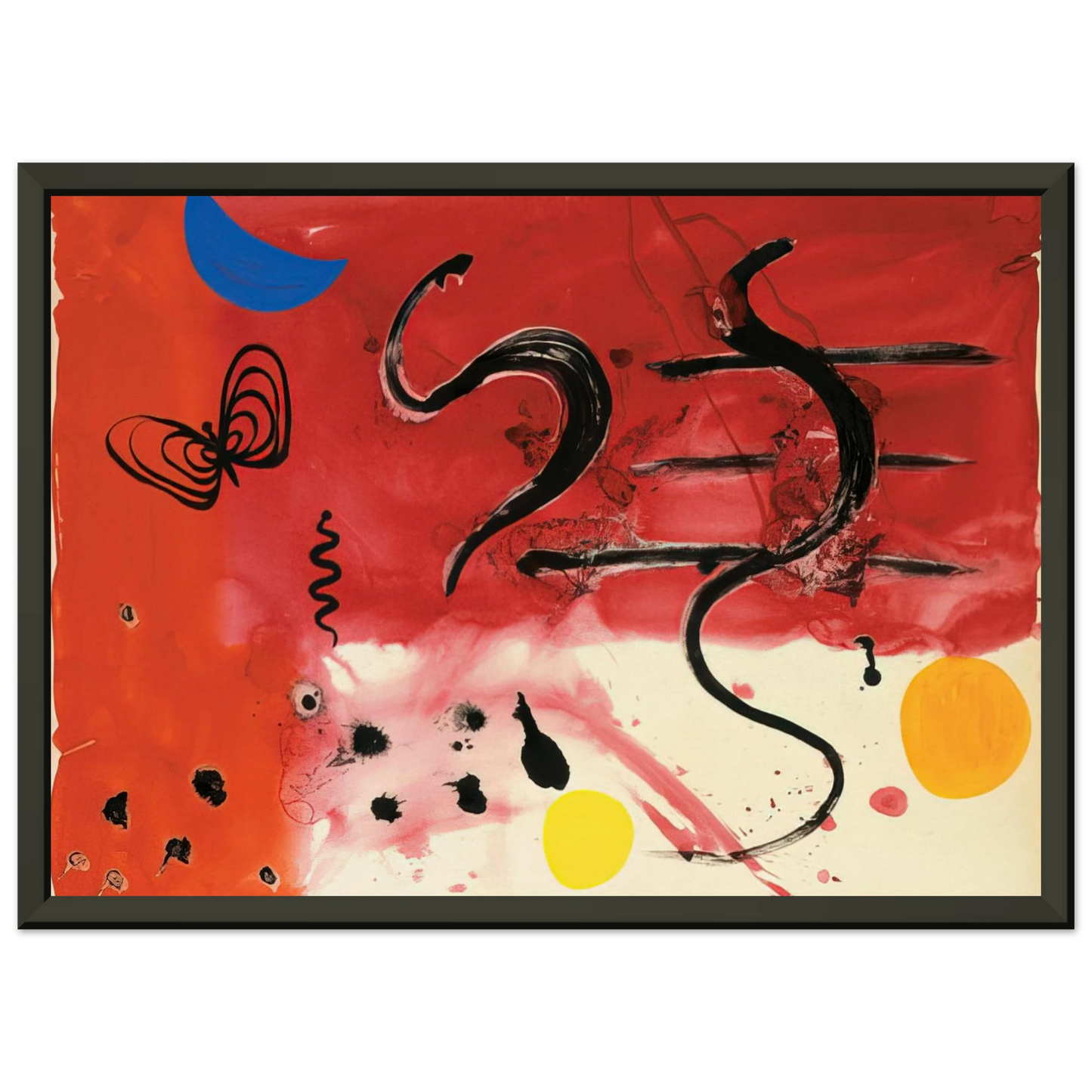 Alexander Calder UNTITLED 1953 Framed Art Print - Aluminum Frame - 40x50 cm / 16x20 inches