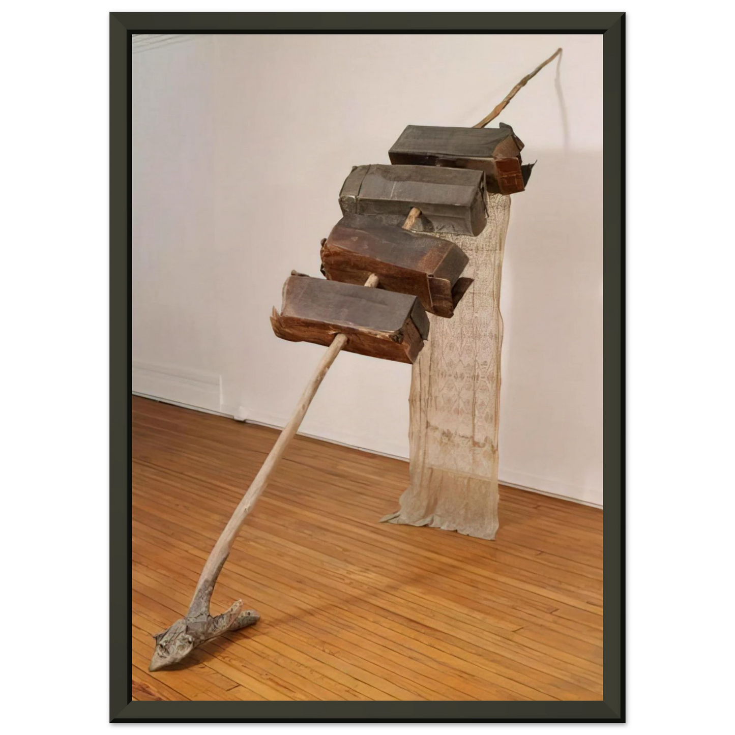 Robert Rauschenberg UNTITLED VENETIAN 1973 Framed Art Print - Aluminum Frame - 70x100 cm / 28x40 inches
