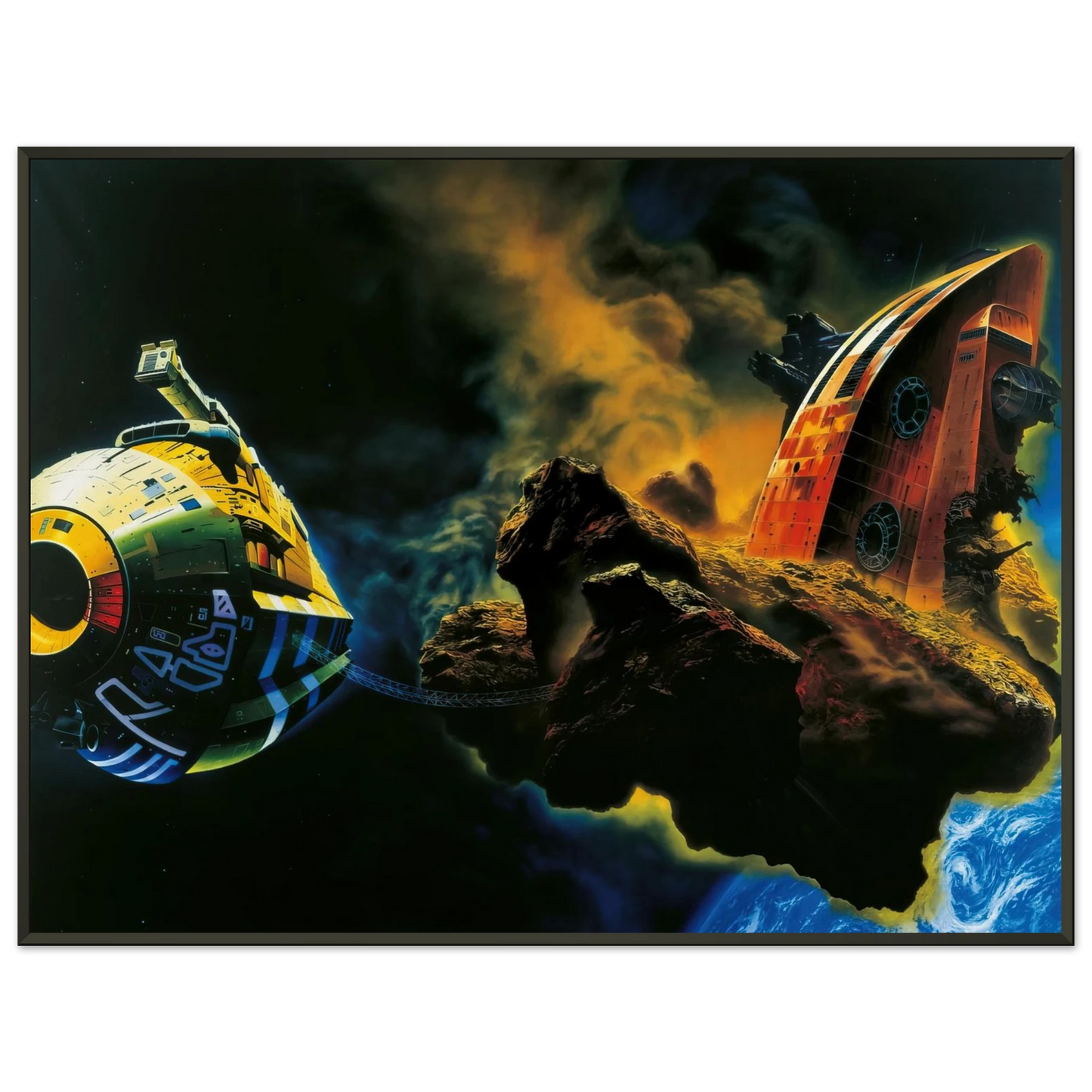 Chris Foss Chris Foss Framed Art Print - Aluminum Frame - 60x80 cm / 24x32 inches