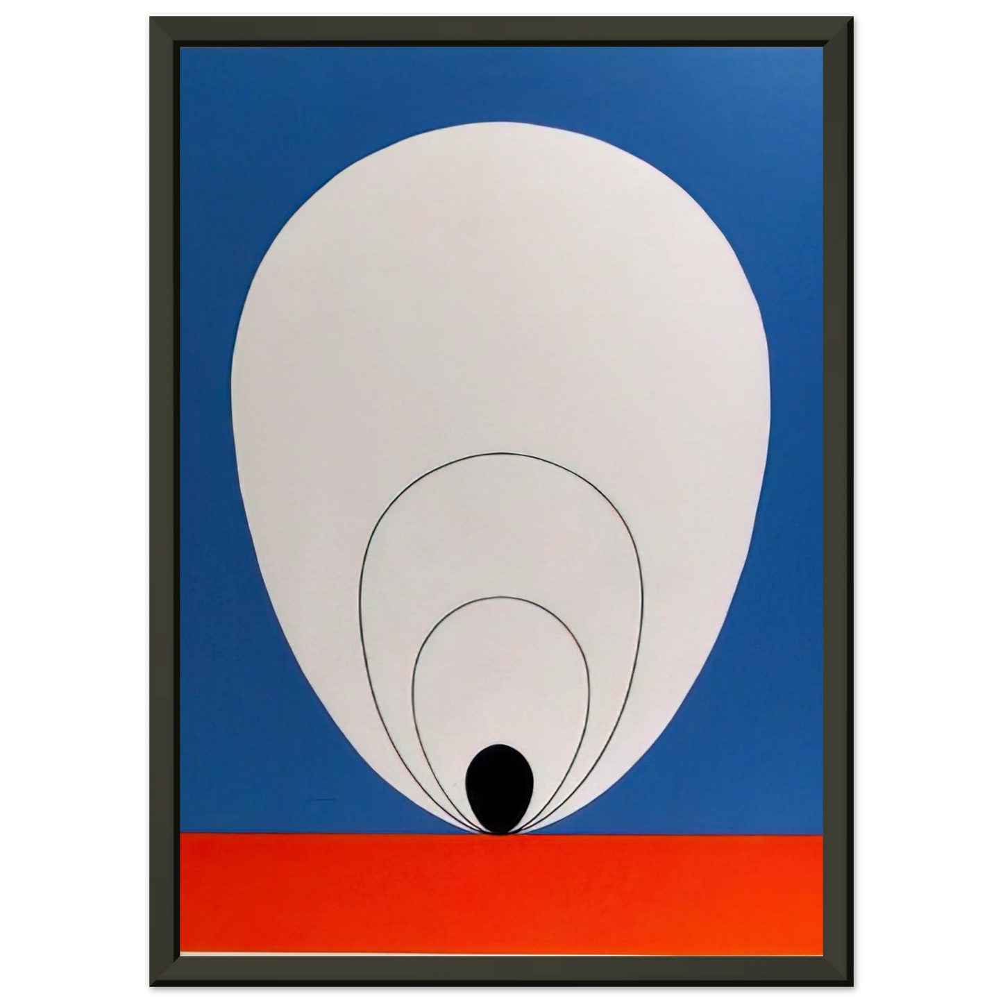 Clarence Holbrook Carter Tulip 1978 Framed Art Print - Aluminum Frame - 40x50 cm / 16x20 inches