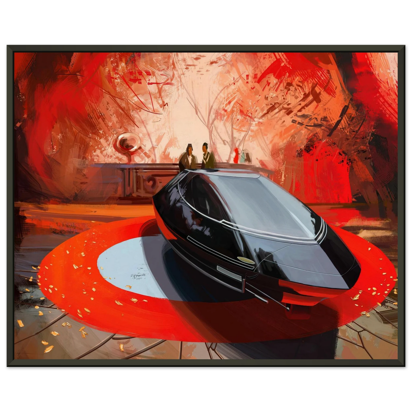 Syd Mead Syd Mead Framed Art Print - Aluminum Frame - 40x50 cm / 16x20 inches