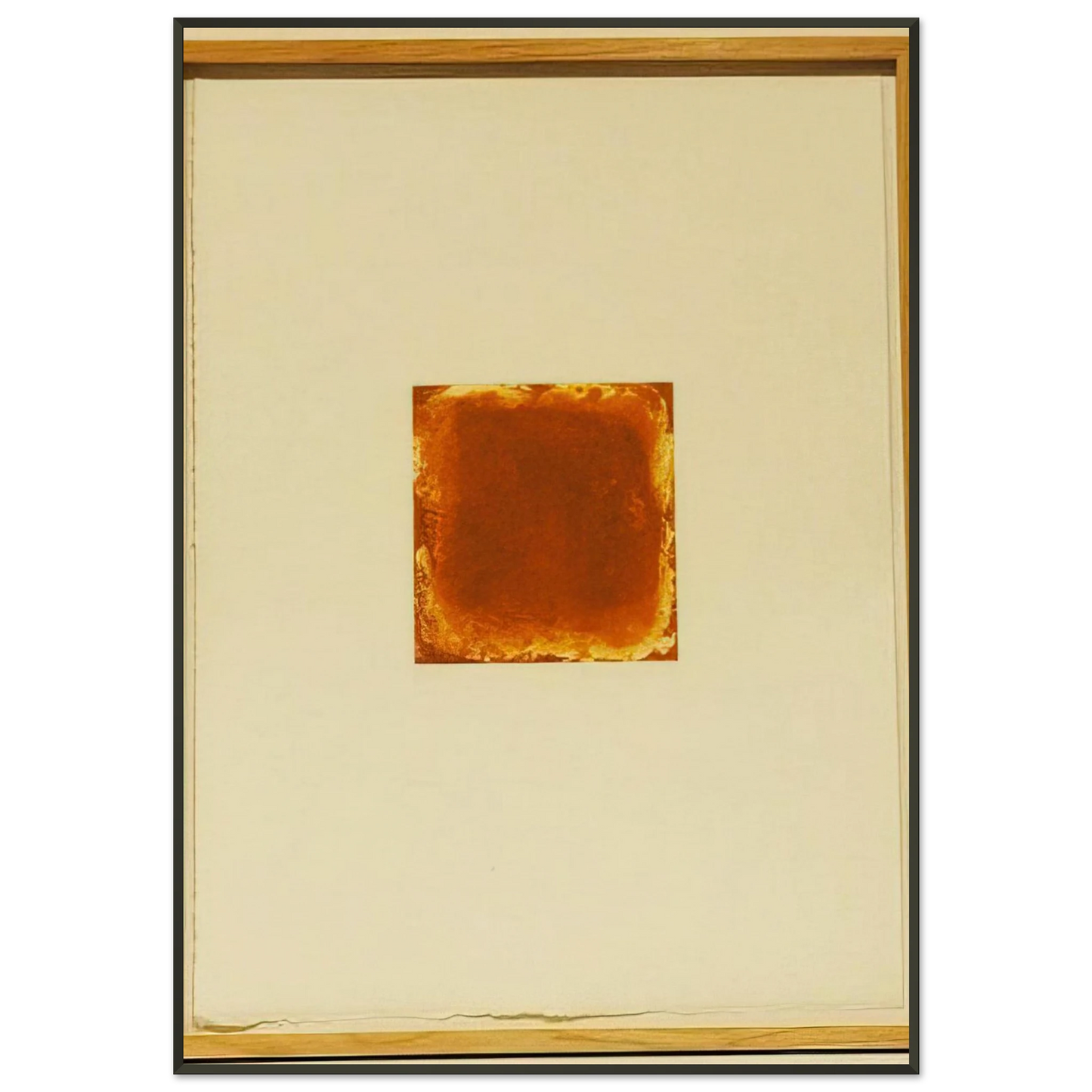 Gotthard Graubner UNTITLED 1991 Framed Art Print - Aluminum Frame - 21x29.7 cm / 8x12"