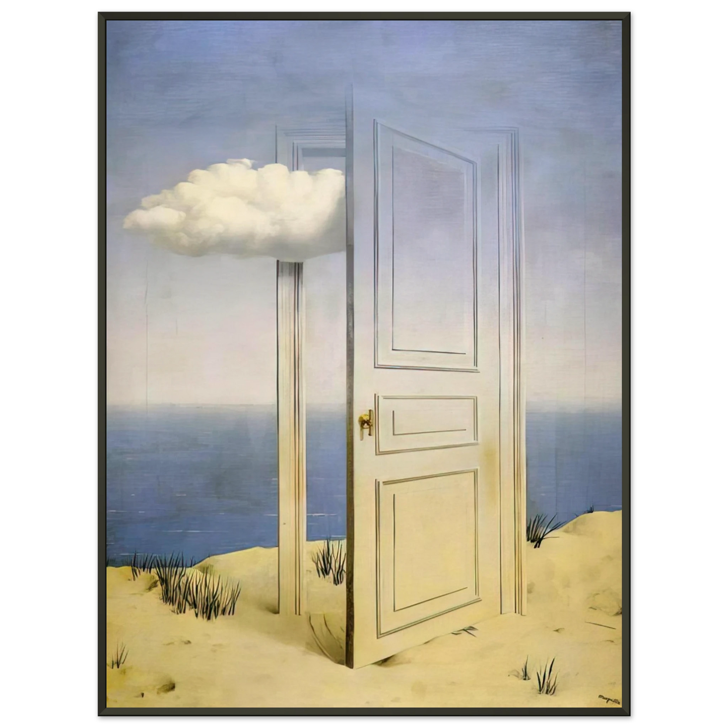 Rene Magritte THE VICTORY 1939 Framed Art Print - Aluminum Frame - 40x50 cm / 16x20 inches