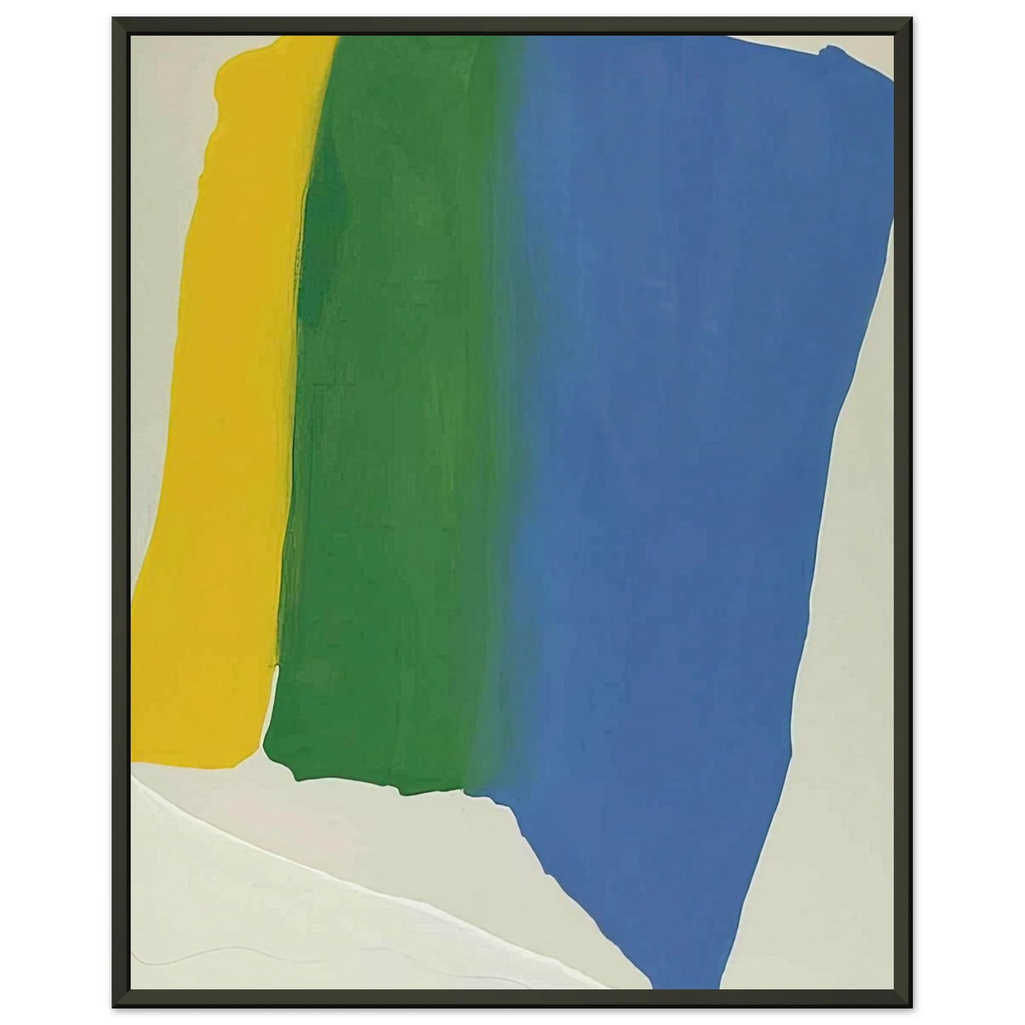 Helen Frankenthaler Summer Insignia 1969 Framed Art Print - Aluminum Frame - 60x80 cm / 24x32 inches
