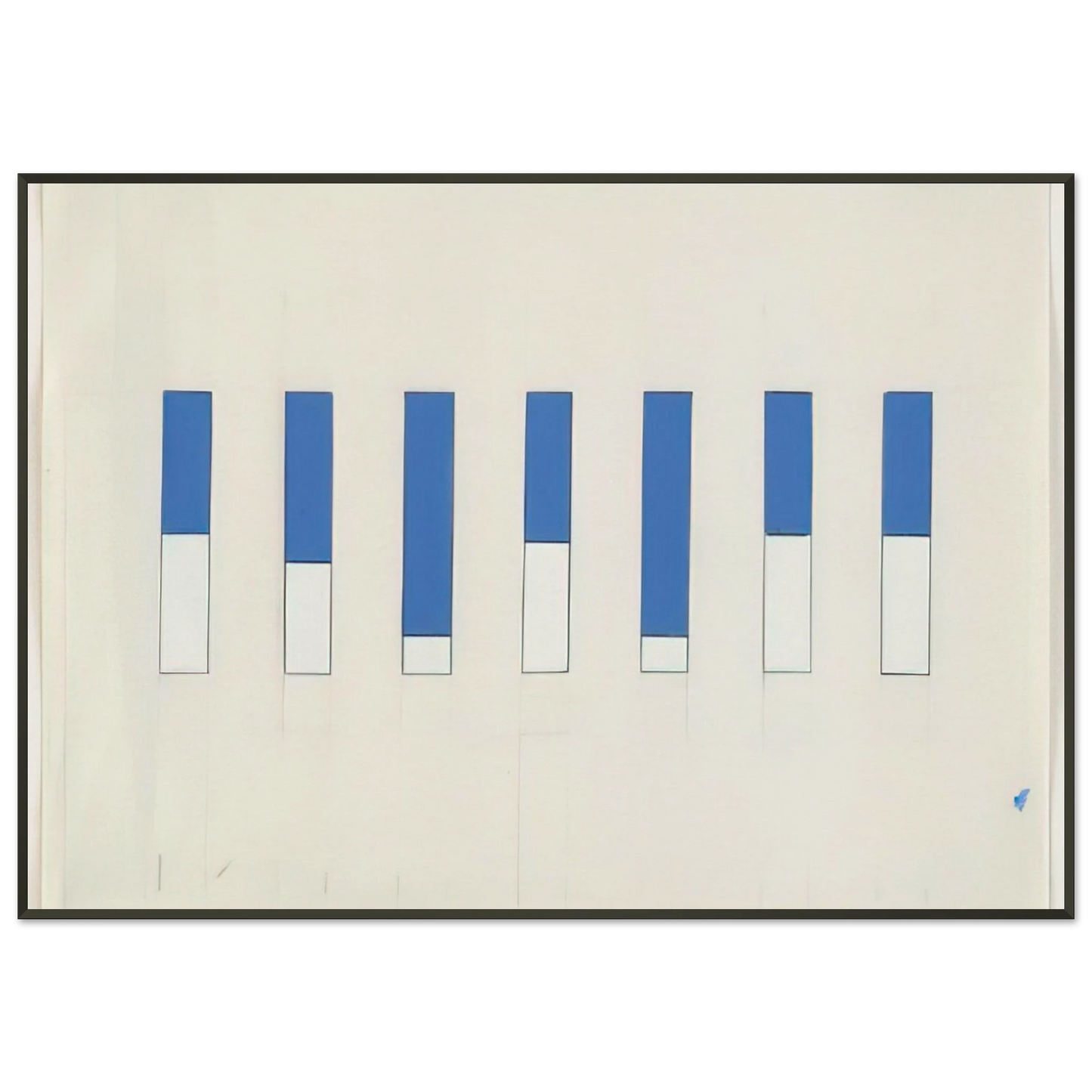 Ellsworth Kelly Awnings Avenue Matignon Framed Art Print - Aluminum Frame - 21x29.7 cm / 8x12"