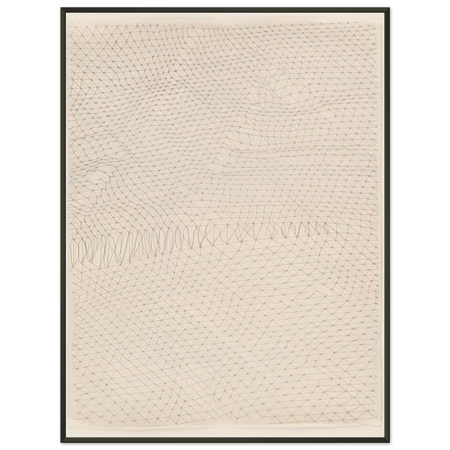 Gego Untitled 1970 Framed Art Print - Aluminum Frame - 70x100 cm / 28x40 inches