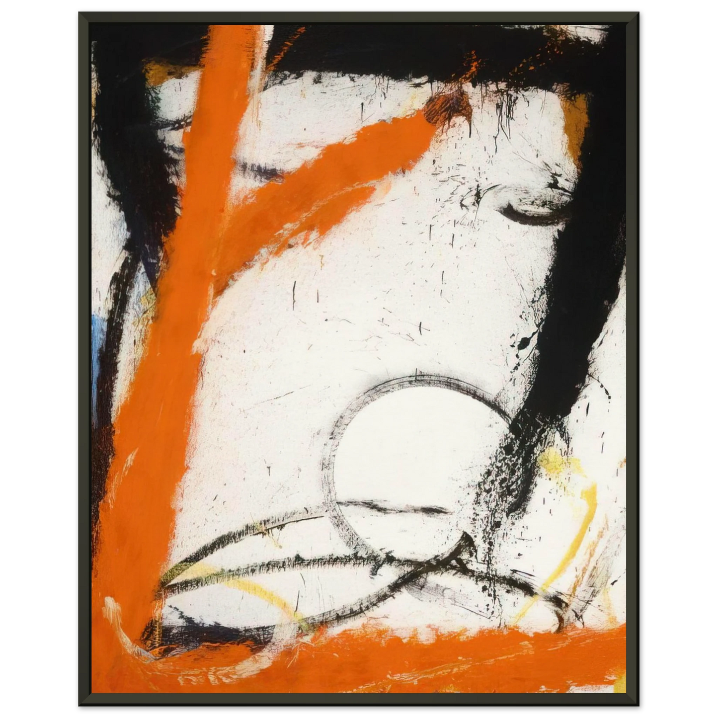 Norman Bluhm Waterloo 1965 Framed Art Print - Aluminum Frame - 40x50 cm / 16x20 inches