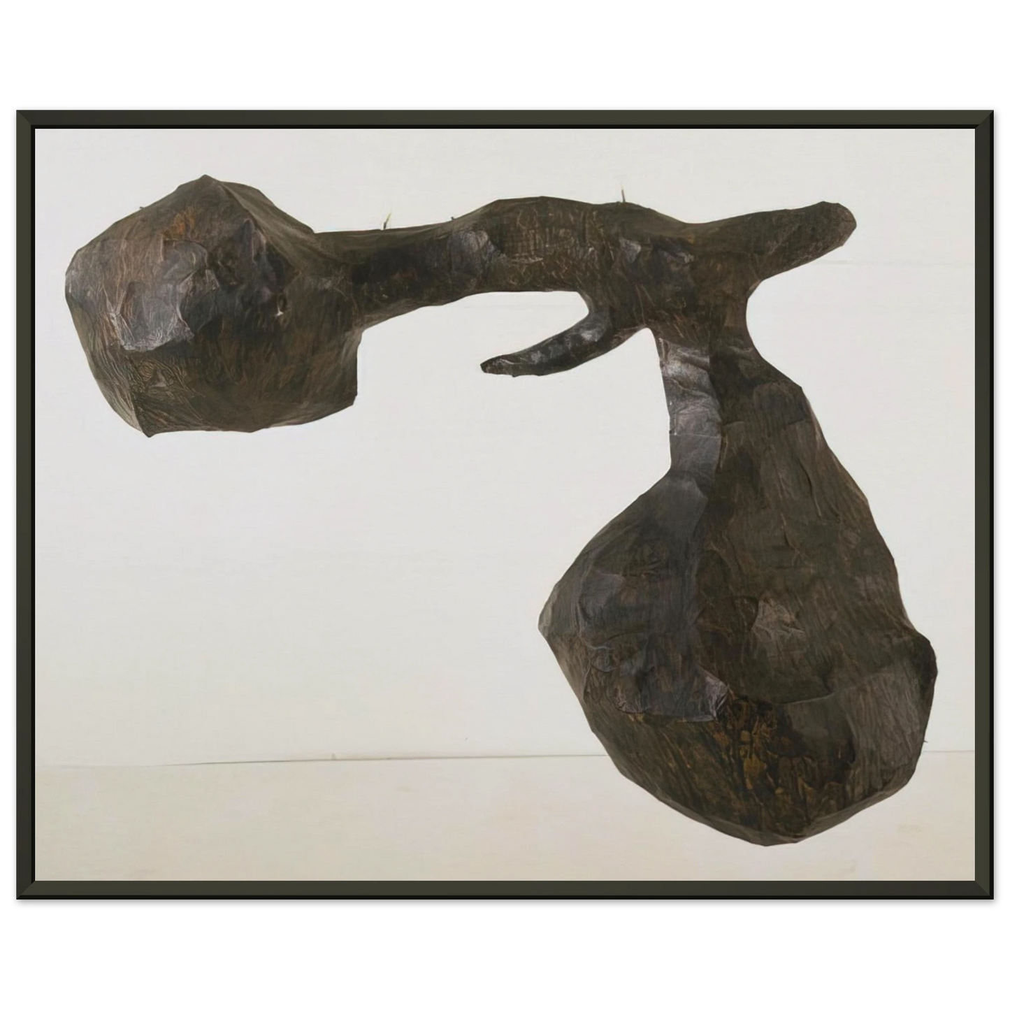 Claes Oldenburg EMPIRE PAPA RAY GUN 1959 Framed Art Print - Aluminum Frame - 40x50 cm / 16x20 inches