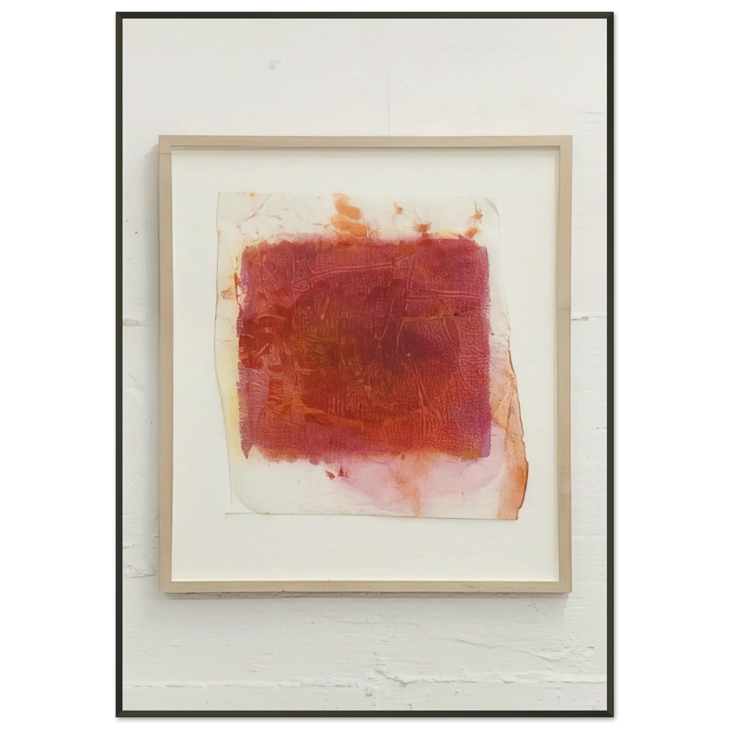 Gotthard Graubner UNTITLED 2004 Framed Art Print - Aluminum Frame - 21x29.7 cm / 8x12"