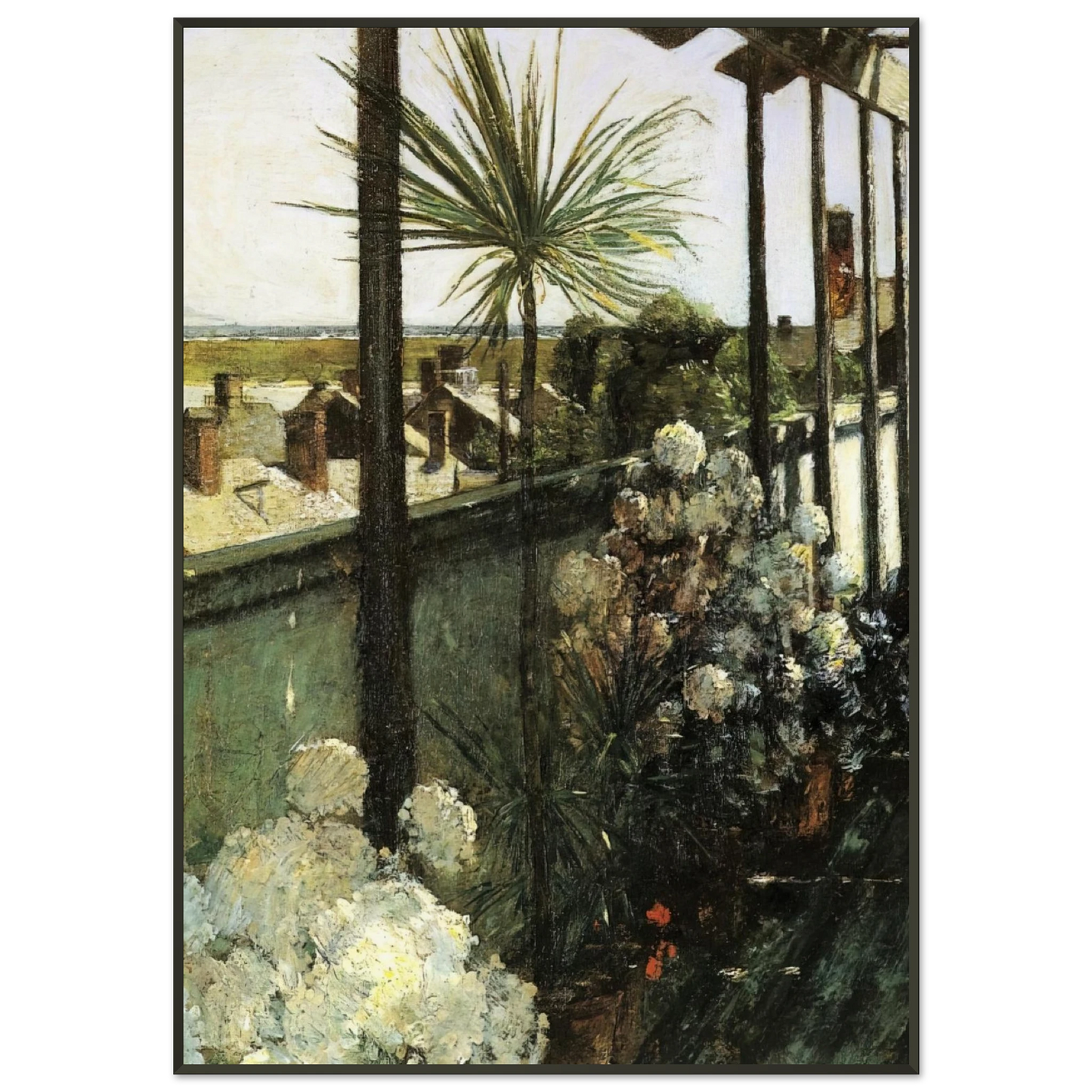Childe Hassam Afternoon in Nantucket Framed Art Print - Aluminum Frame - 21x29.7 cm / 8x12"