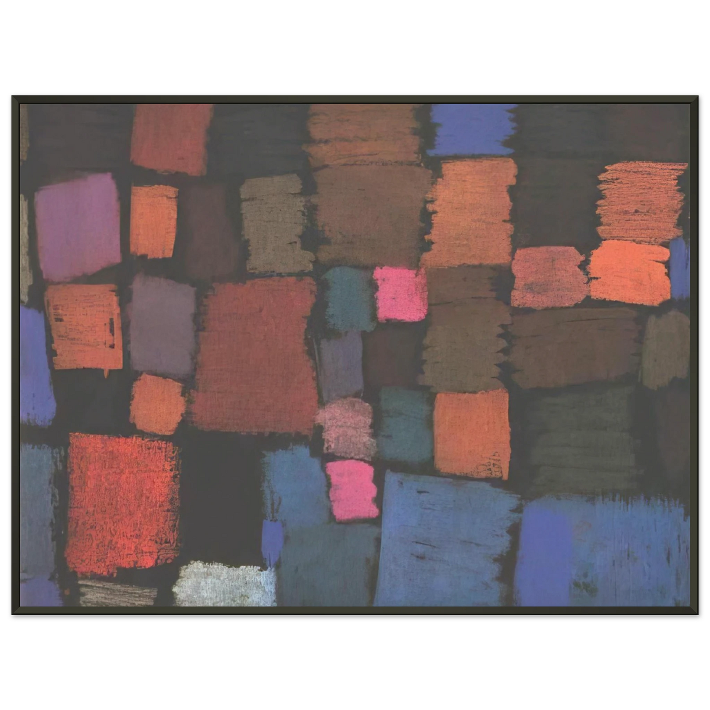 Paul Klee  COMING TO BLOOM 1934 Framed Art Print  - Aluminum Frame - 60x80 cm / 24x32 inches