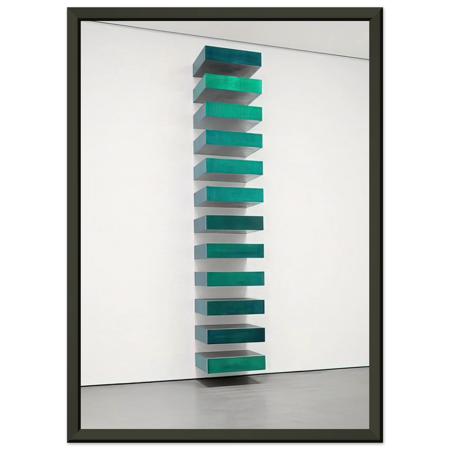 Donald Judd Untitled 1967 Framed Art Print - Aluminum Frame - 60x80 cm / 24x32 inches