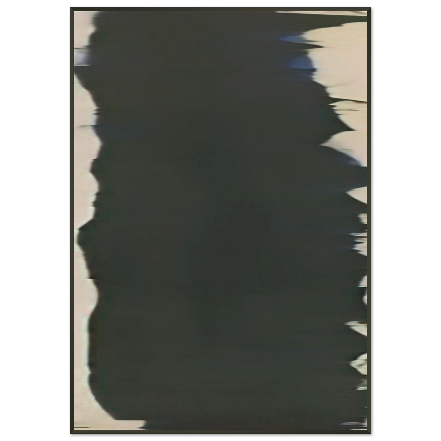 Barnett Newman Outcry Framed Art Print - Aluminum Frame - 21x29.7 cm / 8x12"