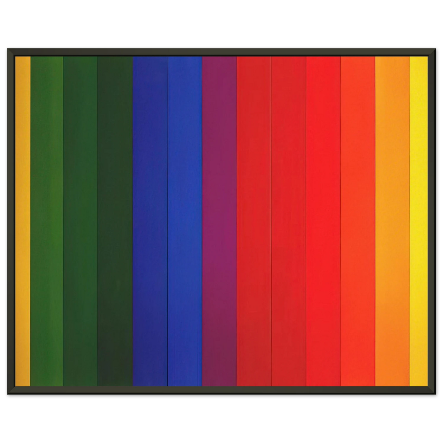 Ellsworth Kelly Spectrum III Framed Art Print - Aluminum Frame - 60x80 cm / 24x32 inches