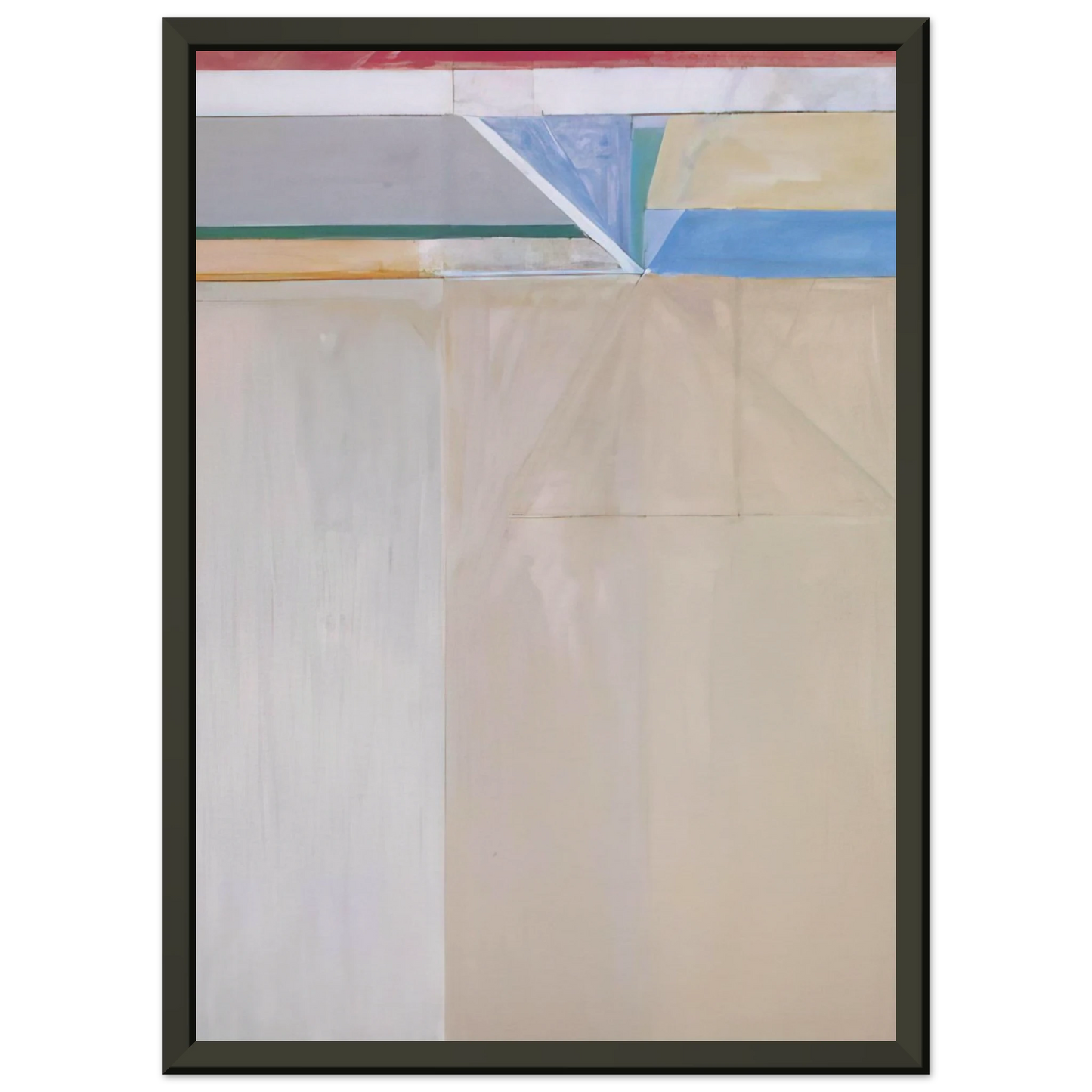 Richard Diebenkorn Ocean Park 46 Framed Art Print - Aluminum Frame - 40x50 cm / 16x20 inches