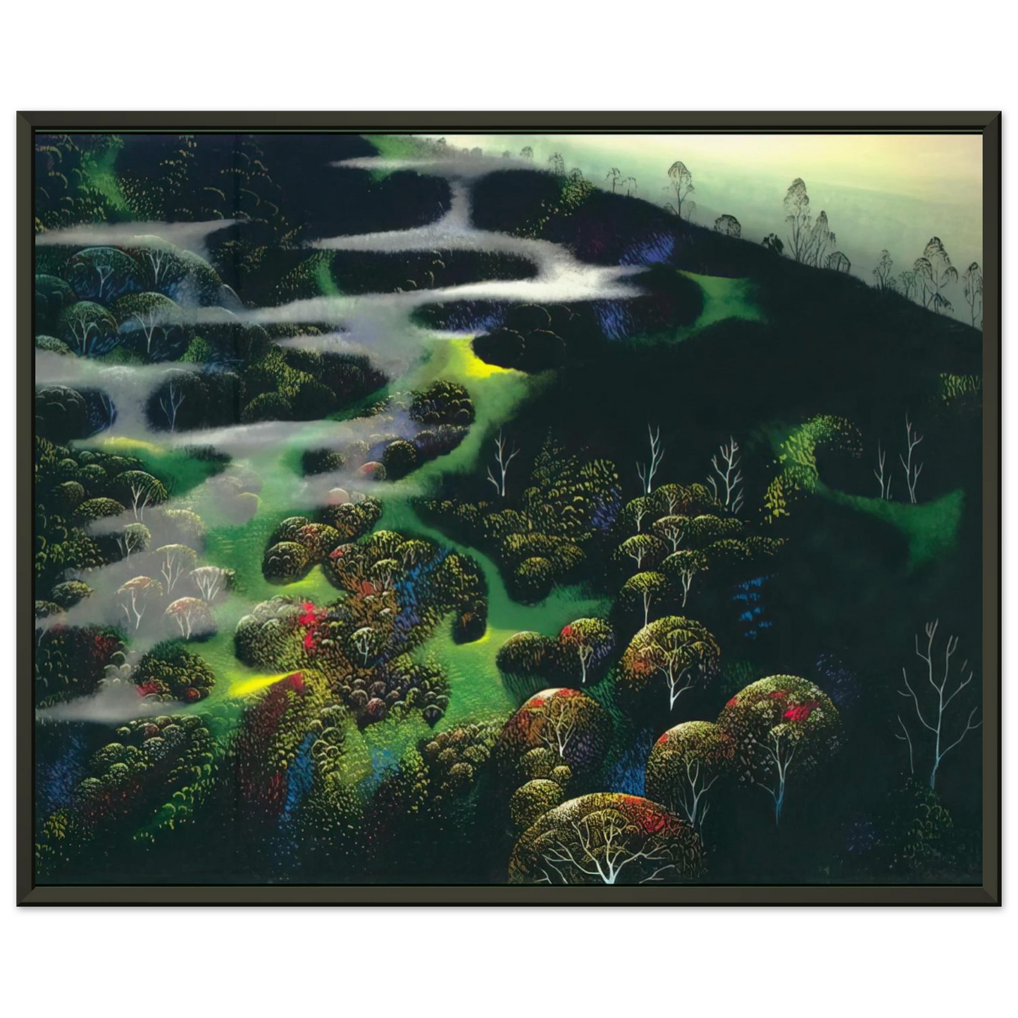 Eyvind Earle Spot of Magic Framed Art Print - Aluminum Frame - 40x50 cm / 16x20 inches