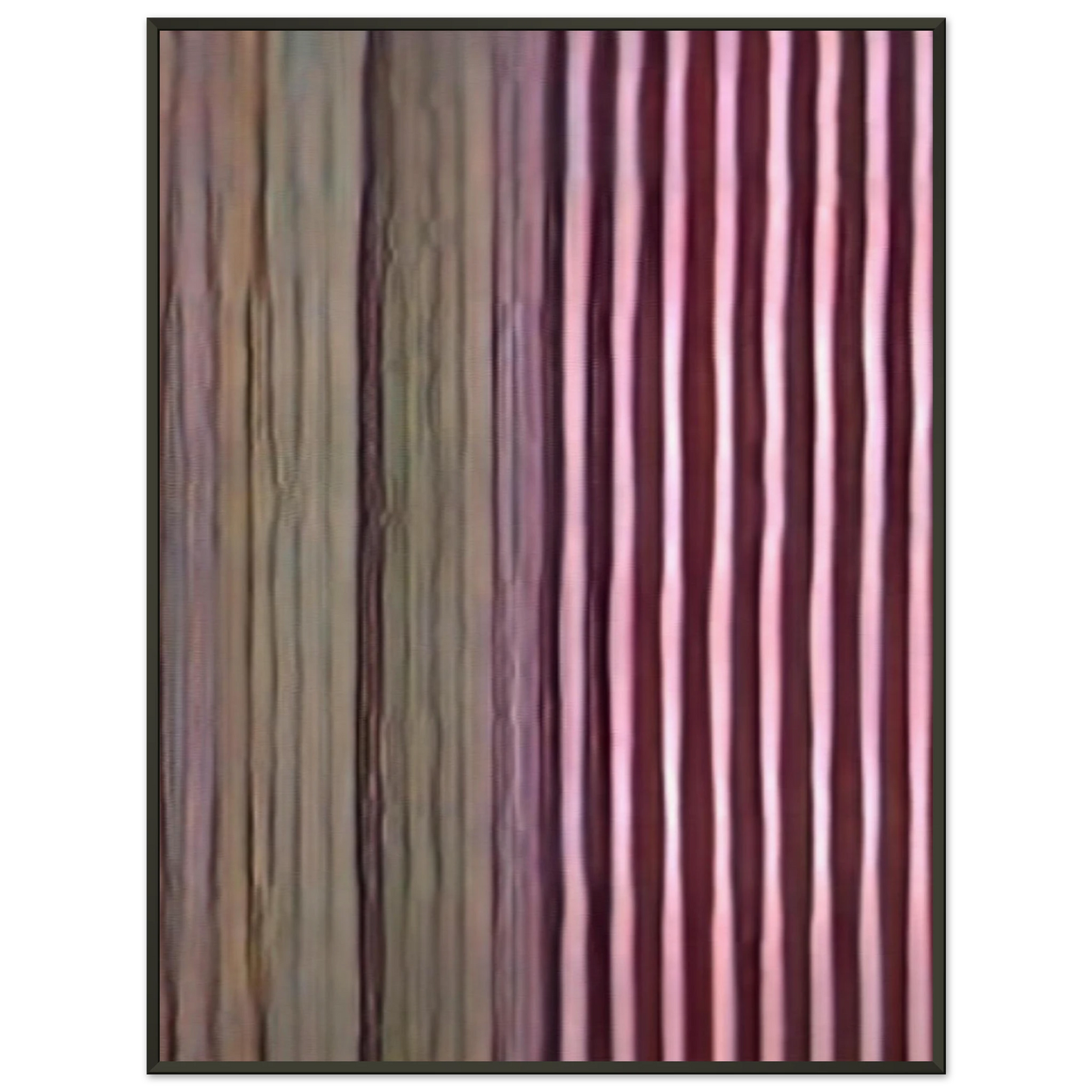 Gene Davis  Firecracker  1968 Framed Art Print  - Aluminum Frame - 70x100 cm / 28x40 inches