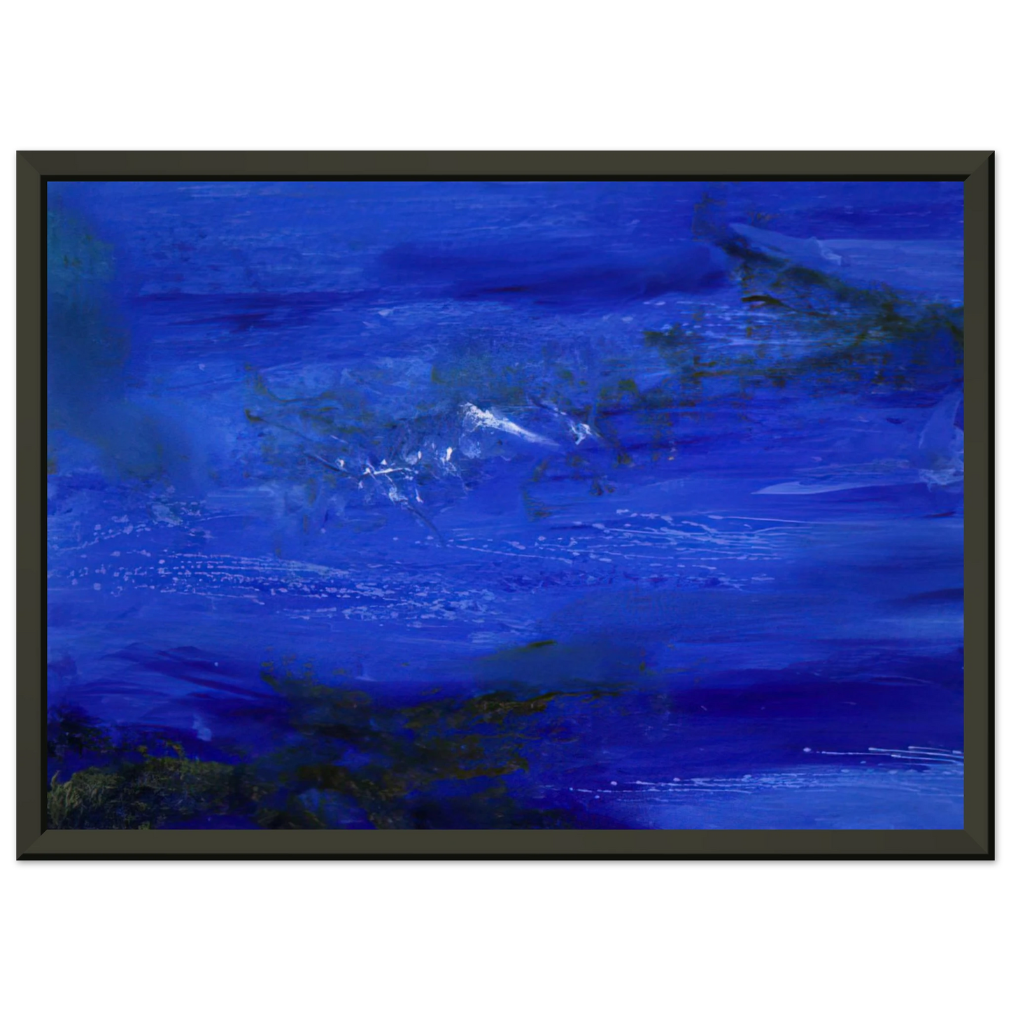 Zao WouKi 25 10 2002 2002 Framed Art Print - Aluminum Frame - 70x100 cm / 28x40 inches