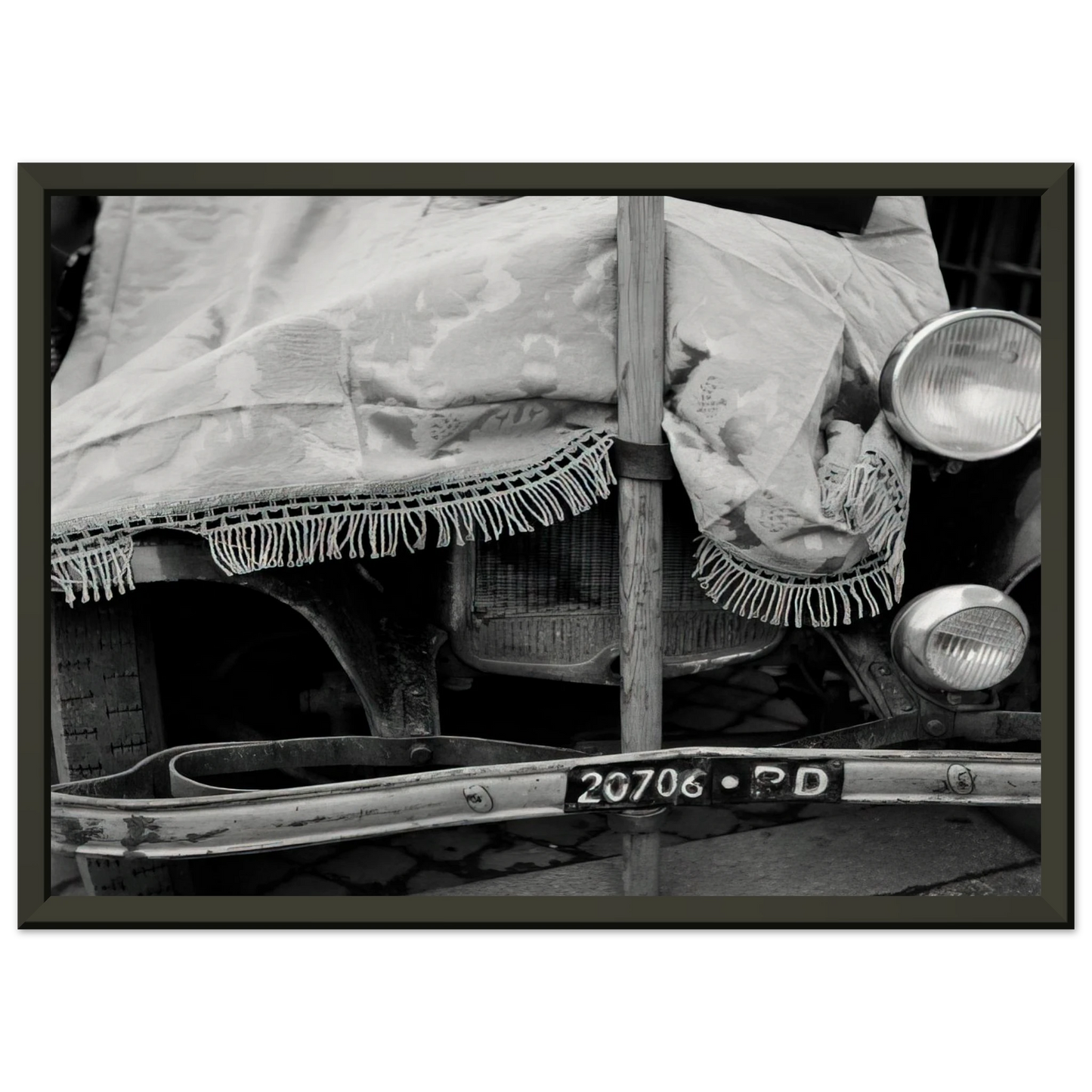 Robert Rauschenberg ROME FLEA MARKET V 1952 Framed Art Print - Aluminum Frame - 60x80 cm / 24x32 inches