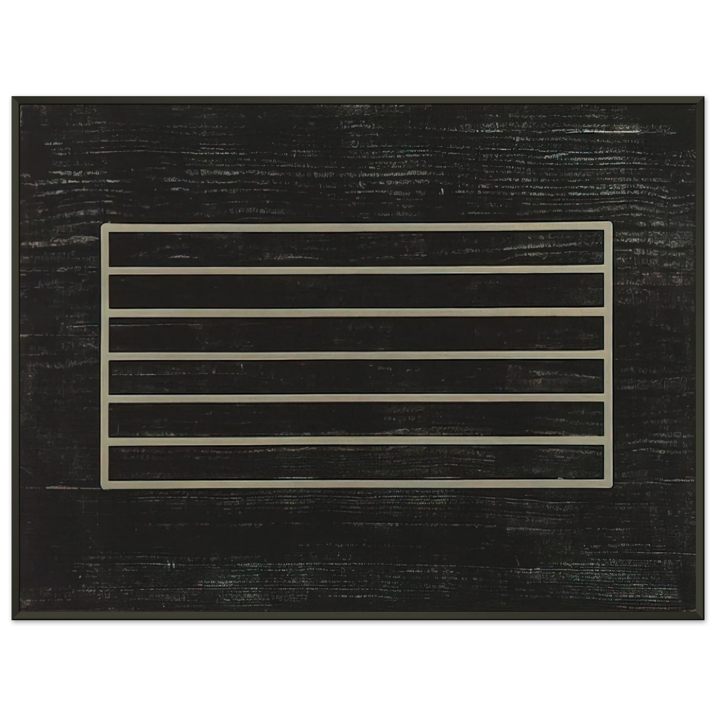 Donald Judd Untitled Minimalism Framed Art Print - Aluminum Frame - 70x100 cm / 28x40 inches