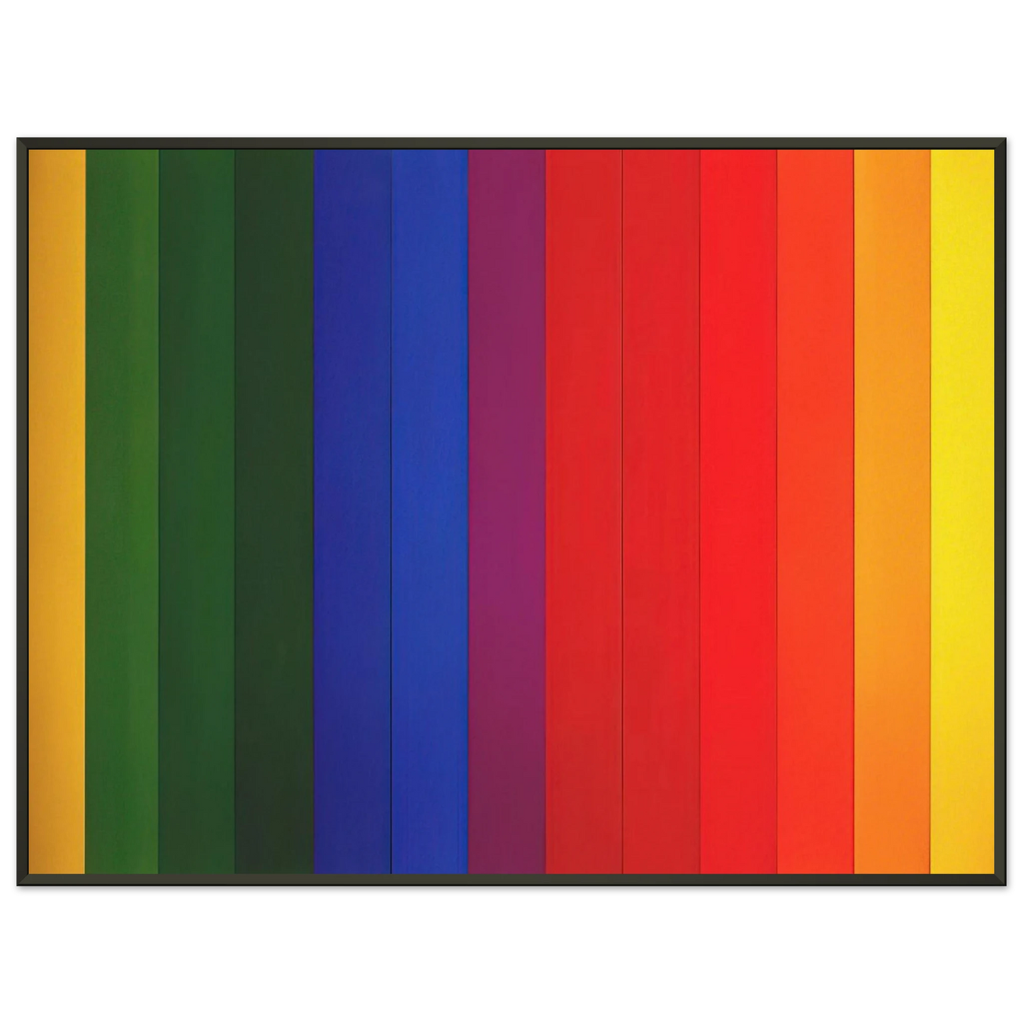 Ellsworth Kelly Spectrum III Framed Art Print - Aluminum Frame - 70x100 cm / 28x40 inches