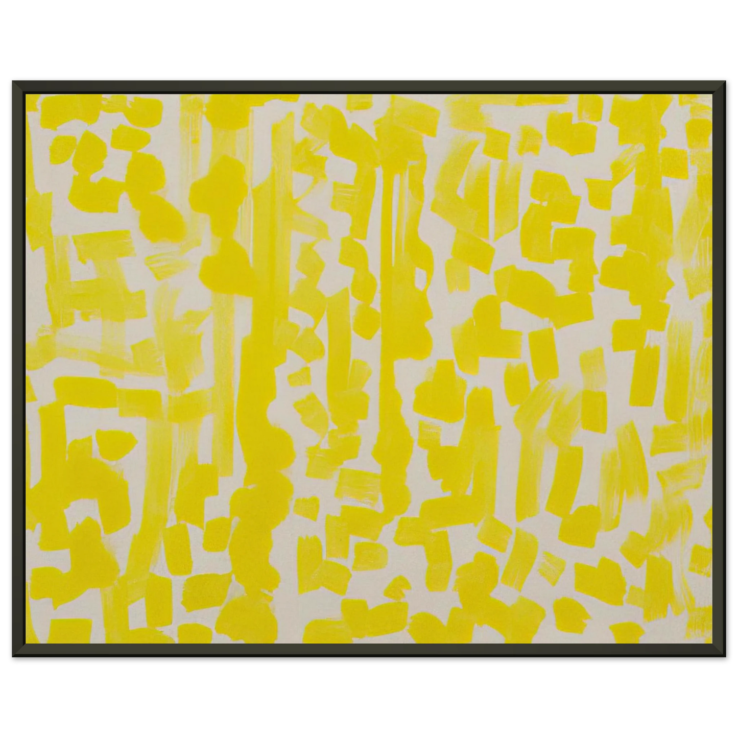 Ad Reinhardt Yellow Painting 1949 Framed Art Print - Aluminum Frame - 70x100 cm / 28x40 inches