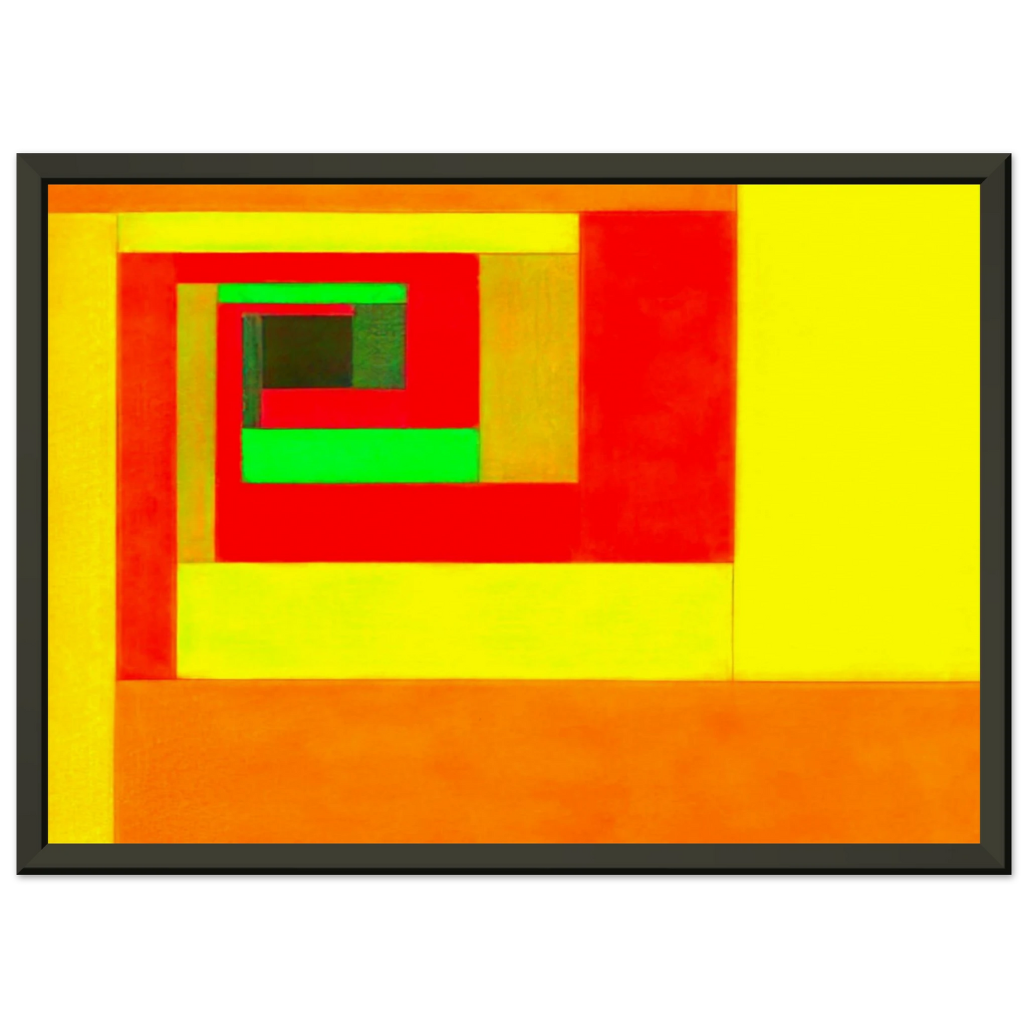 Victor Vasarely Etudes Bauhaus C 1929 Framed Art Print - Aluminum Frame - 70x100 cm / 28x40 inches