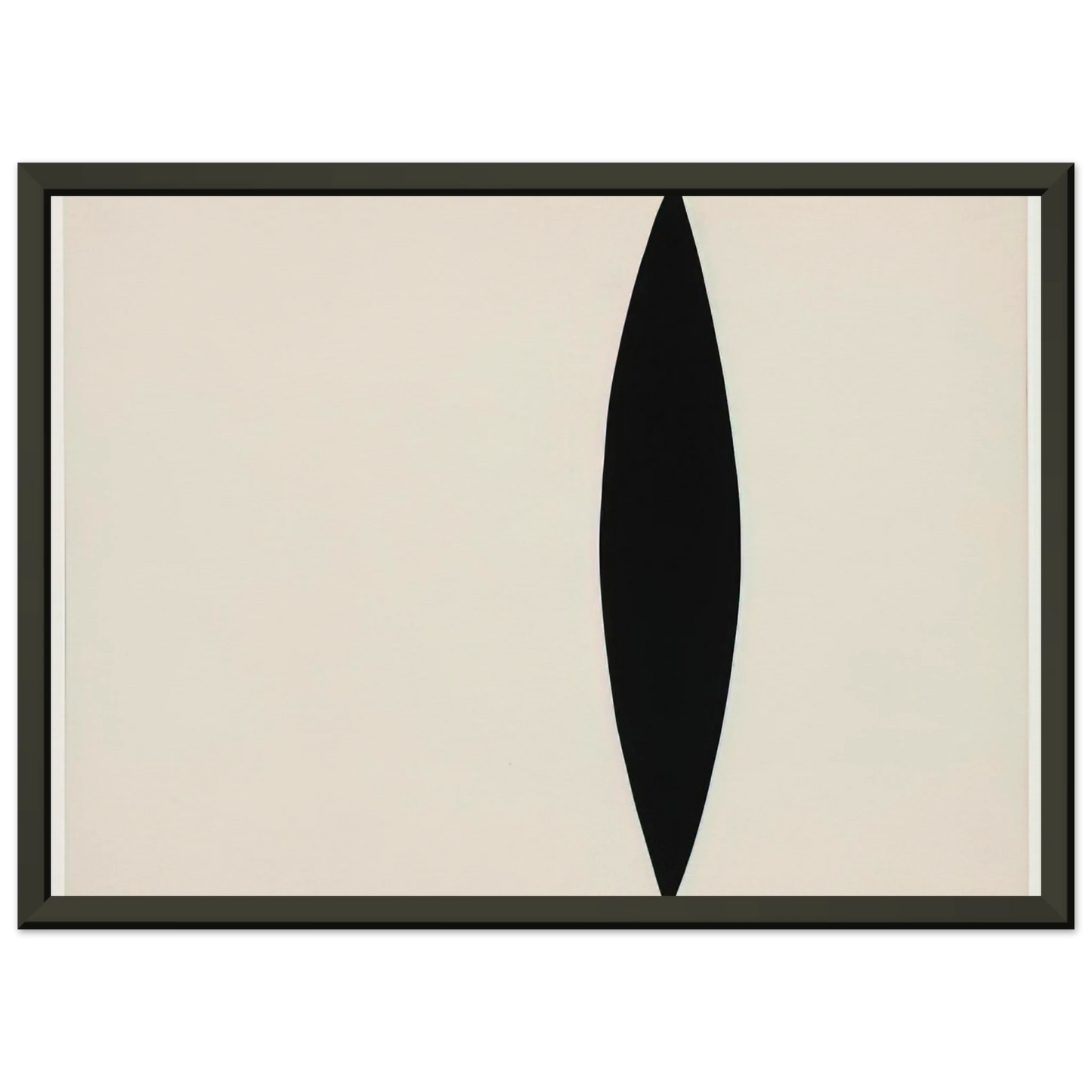 Ellsworth Kelly Mandorla Form Framed Art Print - Aluminum Frame - 60x80 cm / 24x32 inches