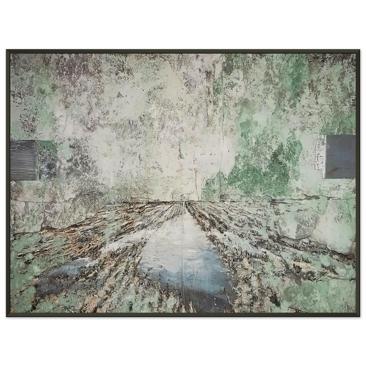 Anselm Kiefer THE LAND OF THE TWO RIVERS ZWEISTROMLAND 1995 Framed Art Print - Aluminum Frame - 60x80 cm / 24x32 inches