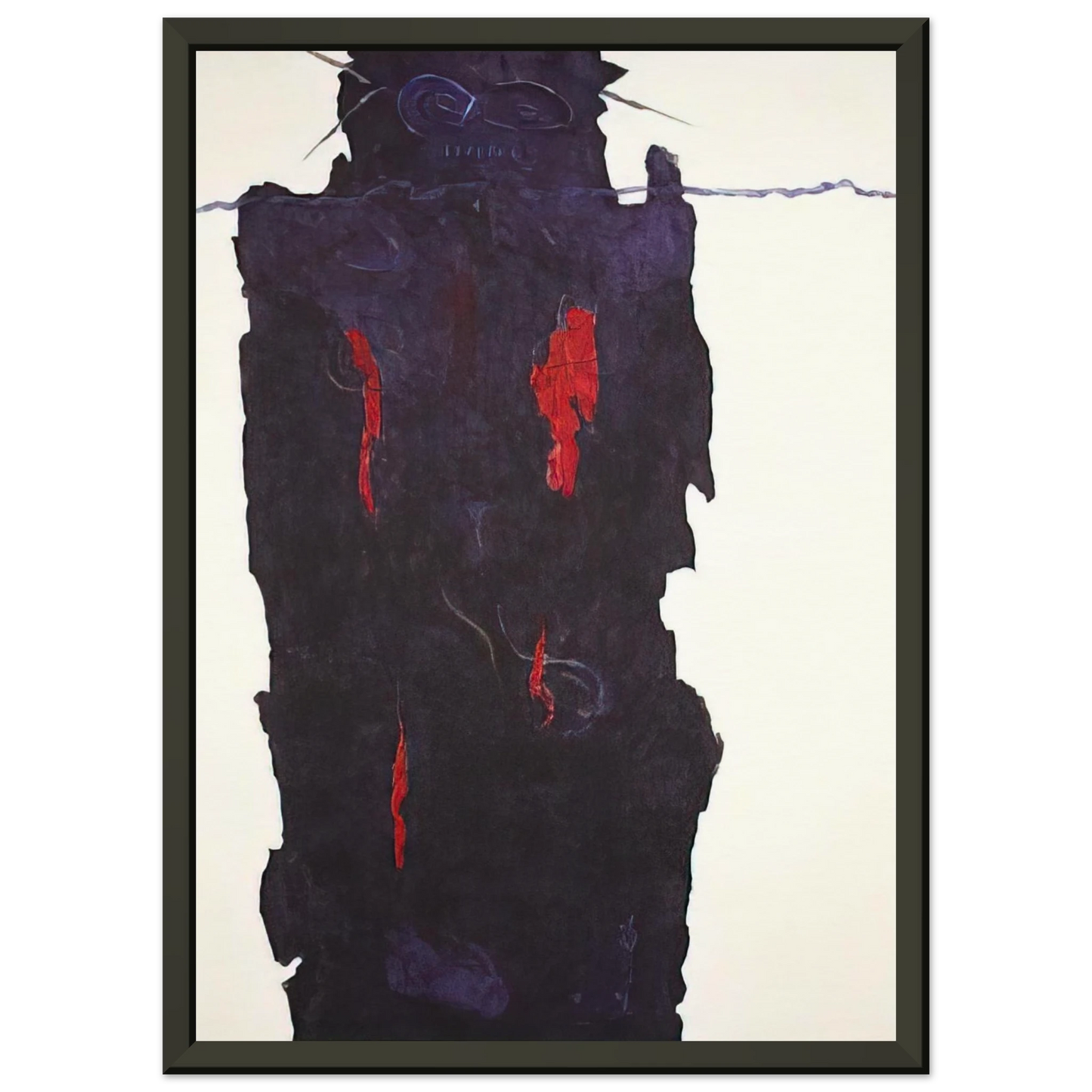 Theodoros Stamos Infinity Field Torino Series 7 1986 Framed Art Print - Aluminum Frame - 40x50 cm / 16x20 inches